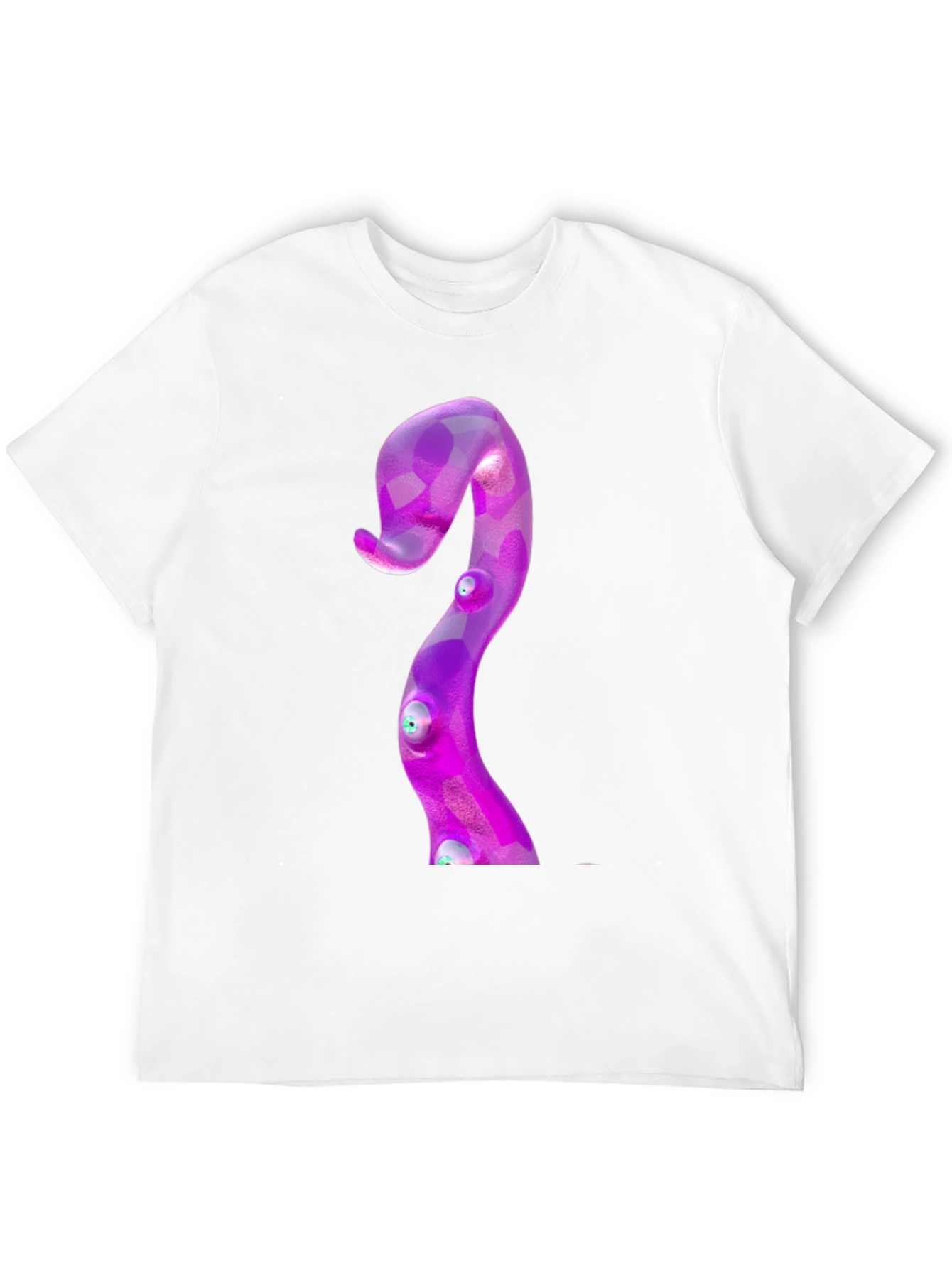 Purple Tentacle Graphic Tee - Kraken Design