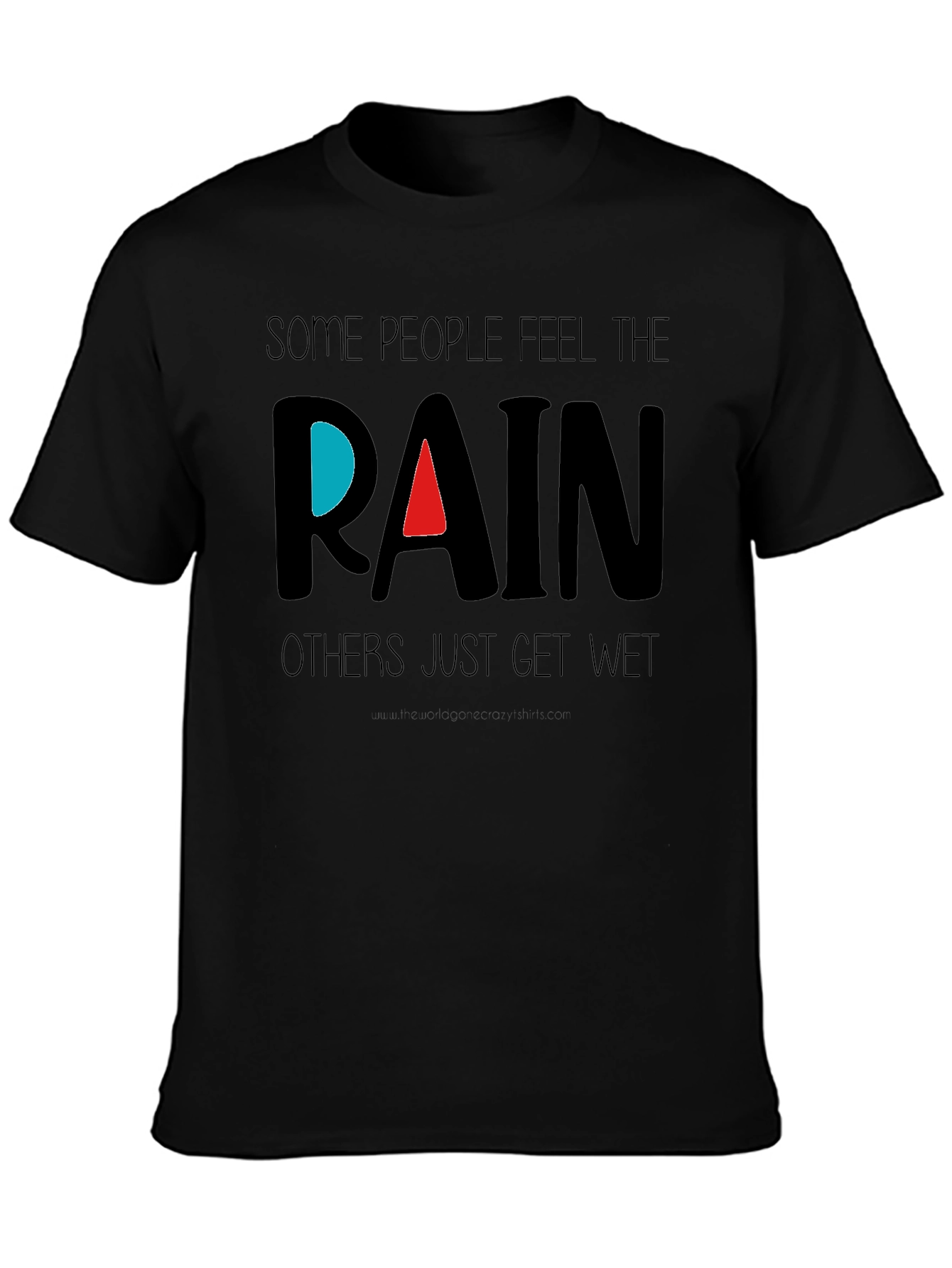 Feel the Rain Graphic Tee - Inspirational T-Shirt