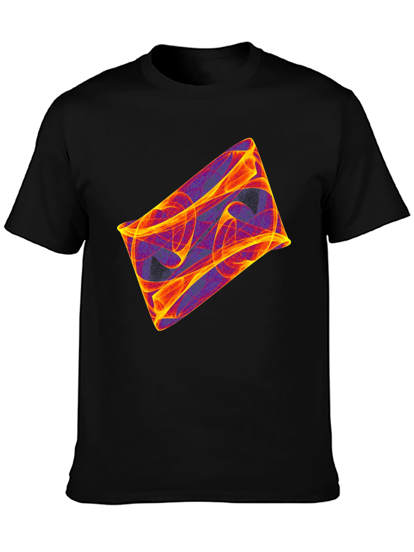 Abstract Graphic Black T-Shirt - Modern Art Tee