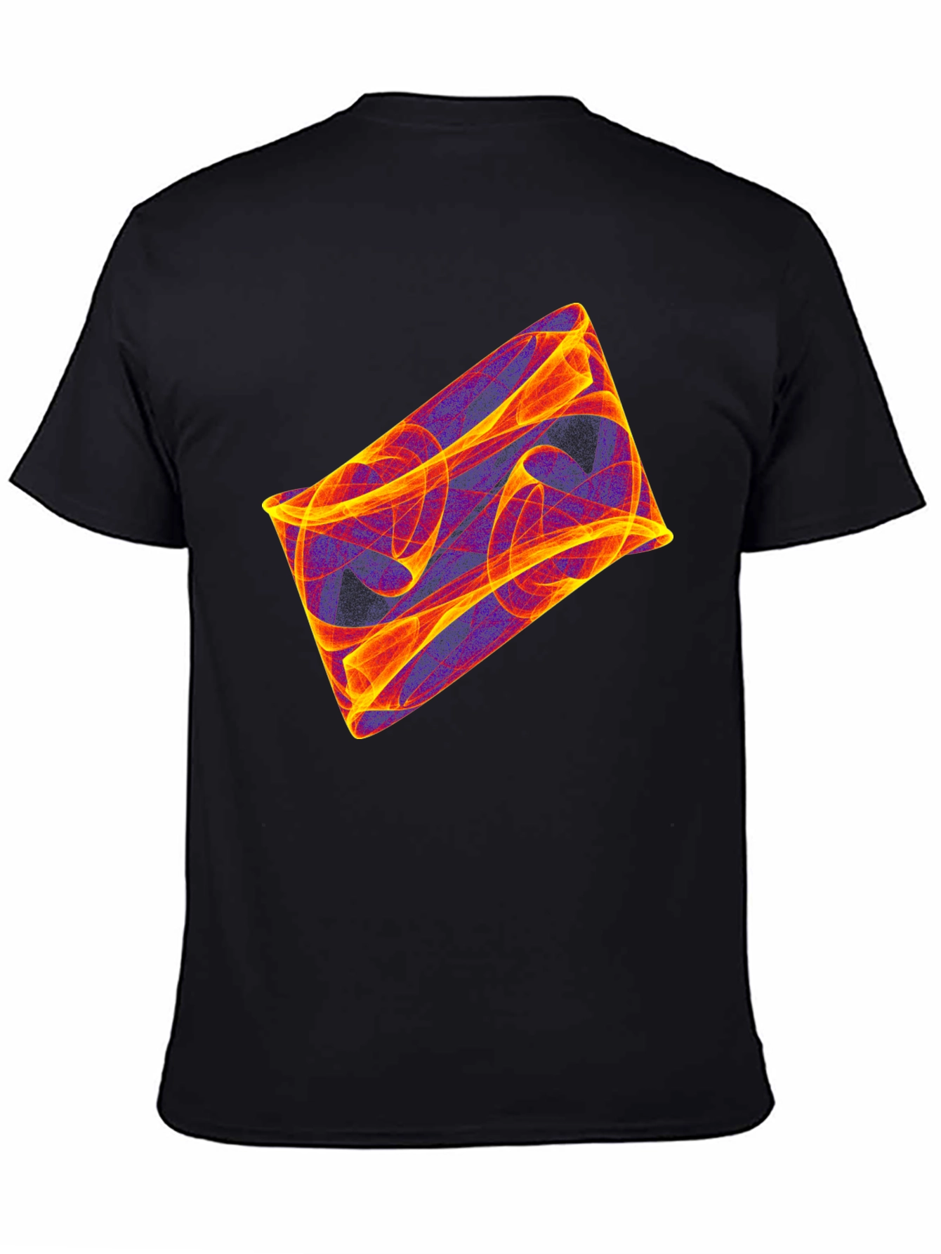 Abstract Graphic Black T-Shirt - Modern Art Tee