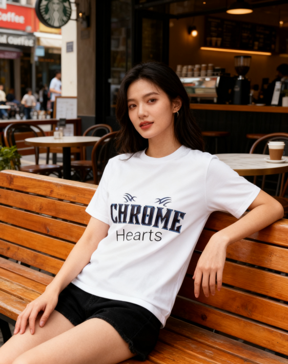 Chrome Hearts Graphic T-Shirt - 100% Cotton, Streetwear Essential for Casual & Urban Fashion Occasions