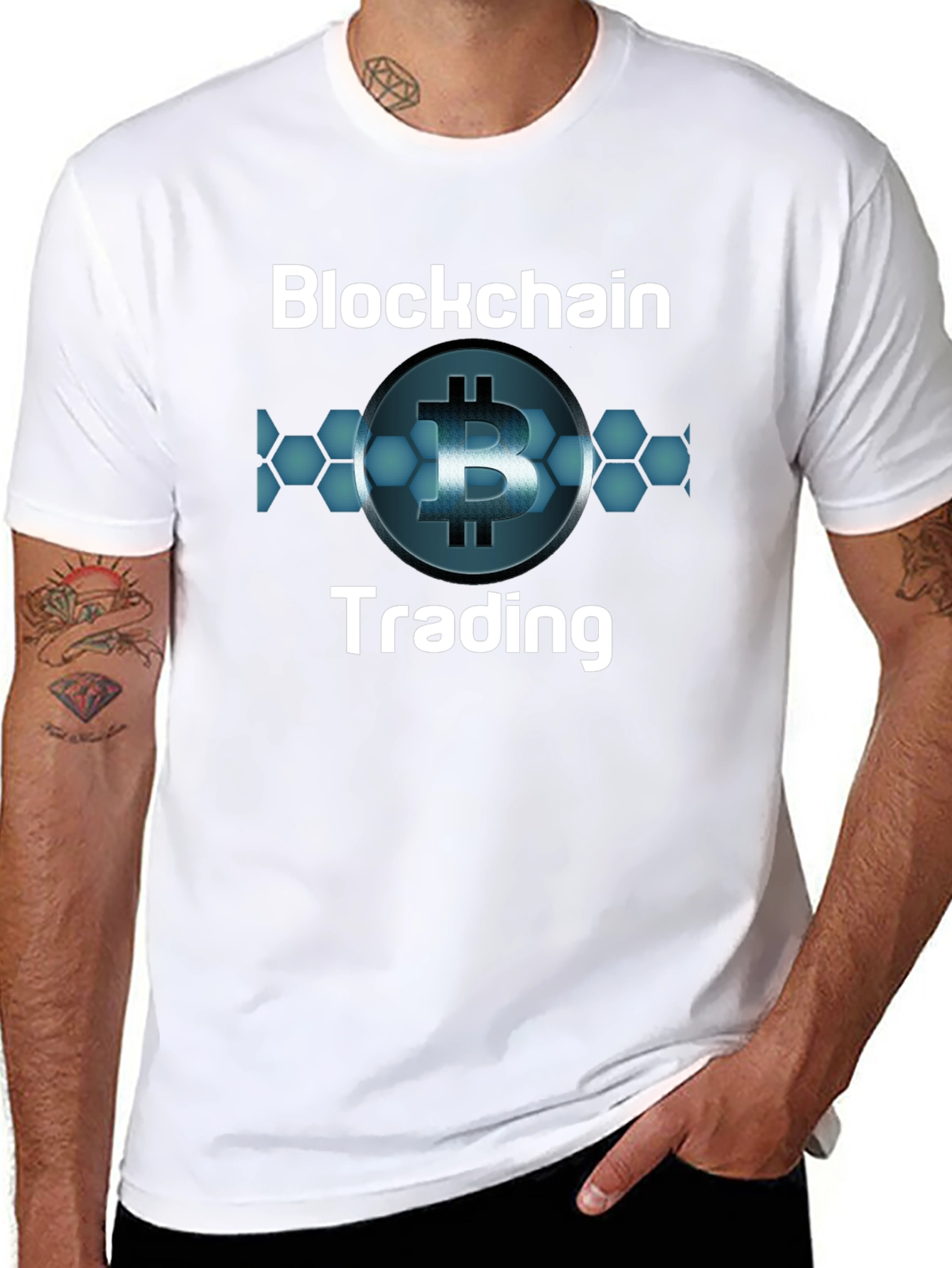 Blockchain Trading T-Shirt Bitcoin Crypto Design