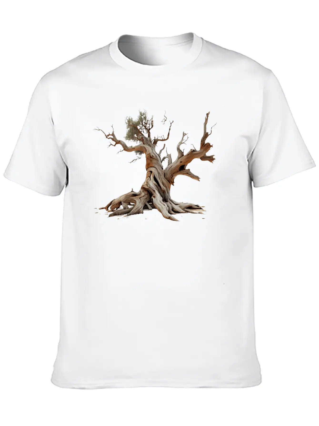 Dead Tree On Transparent Background Unisex Casual T-Shirt – Clean Design For Daily Comfort