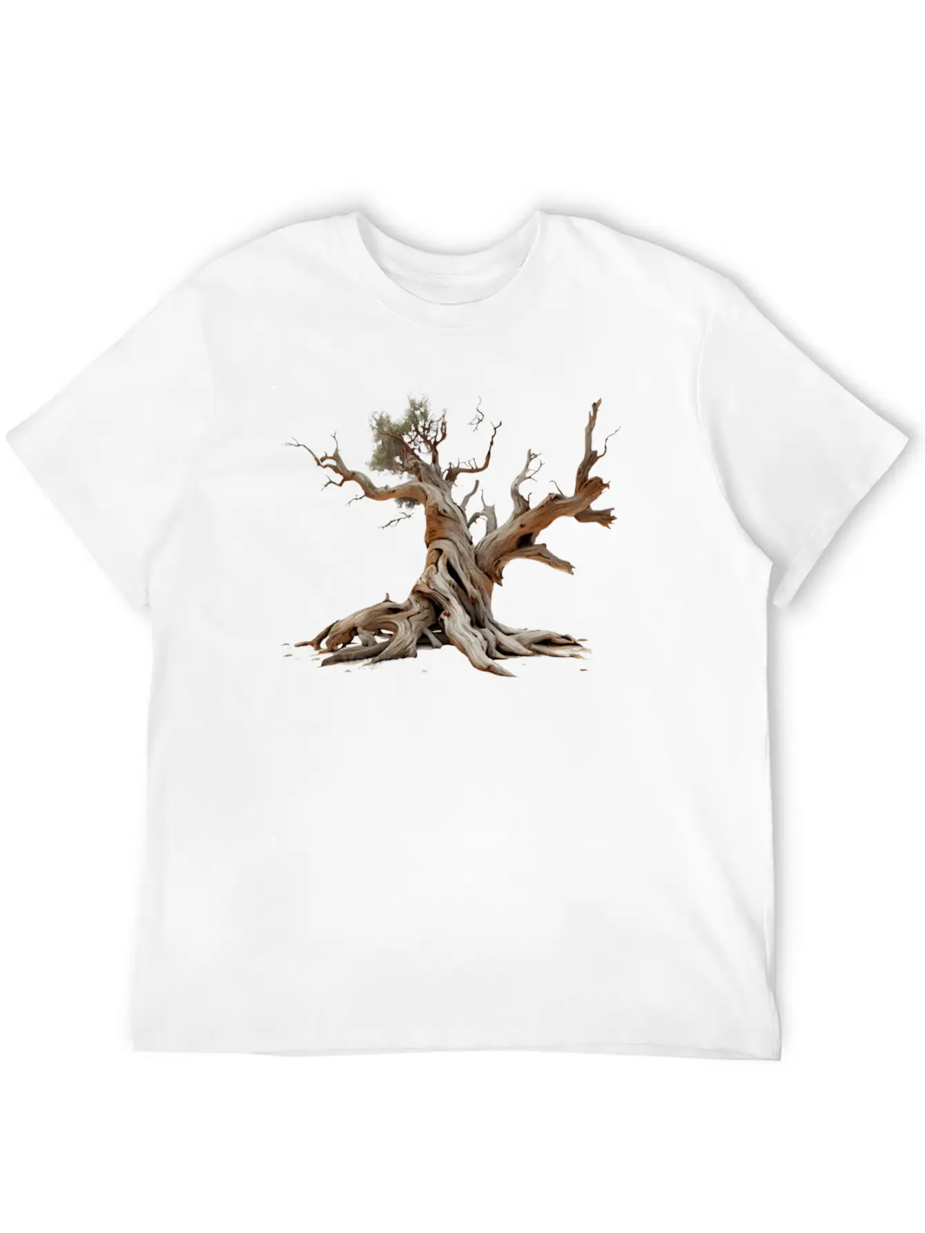 Dead Tree On Transparent Background Unisex Casual T-Shirt – Clean Design For Daily Comfort