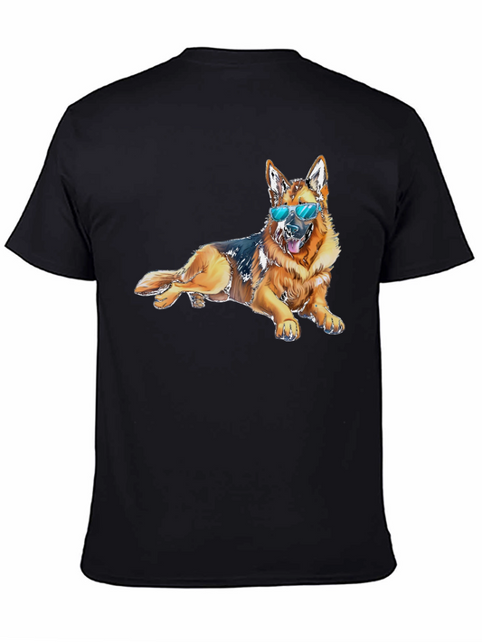 Cool Dog T-Shirt - Relaxed German Shepherd
