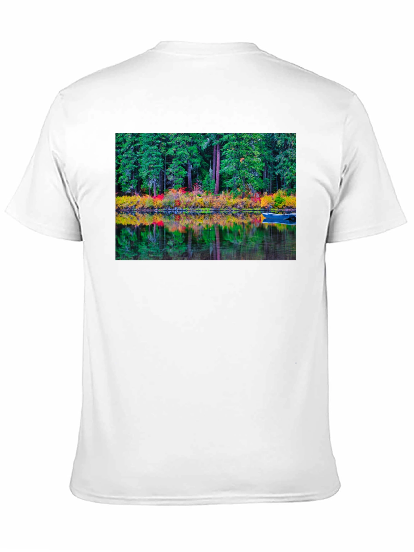 Nature Reflection Graphic Tee - Black