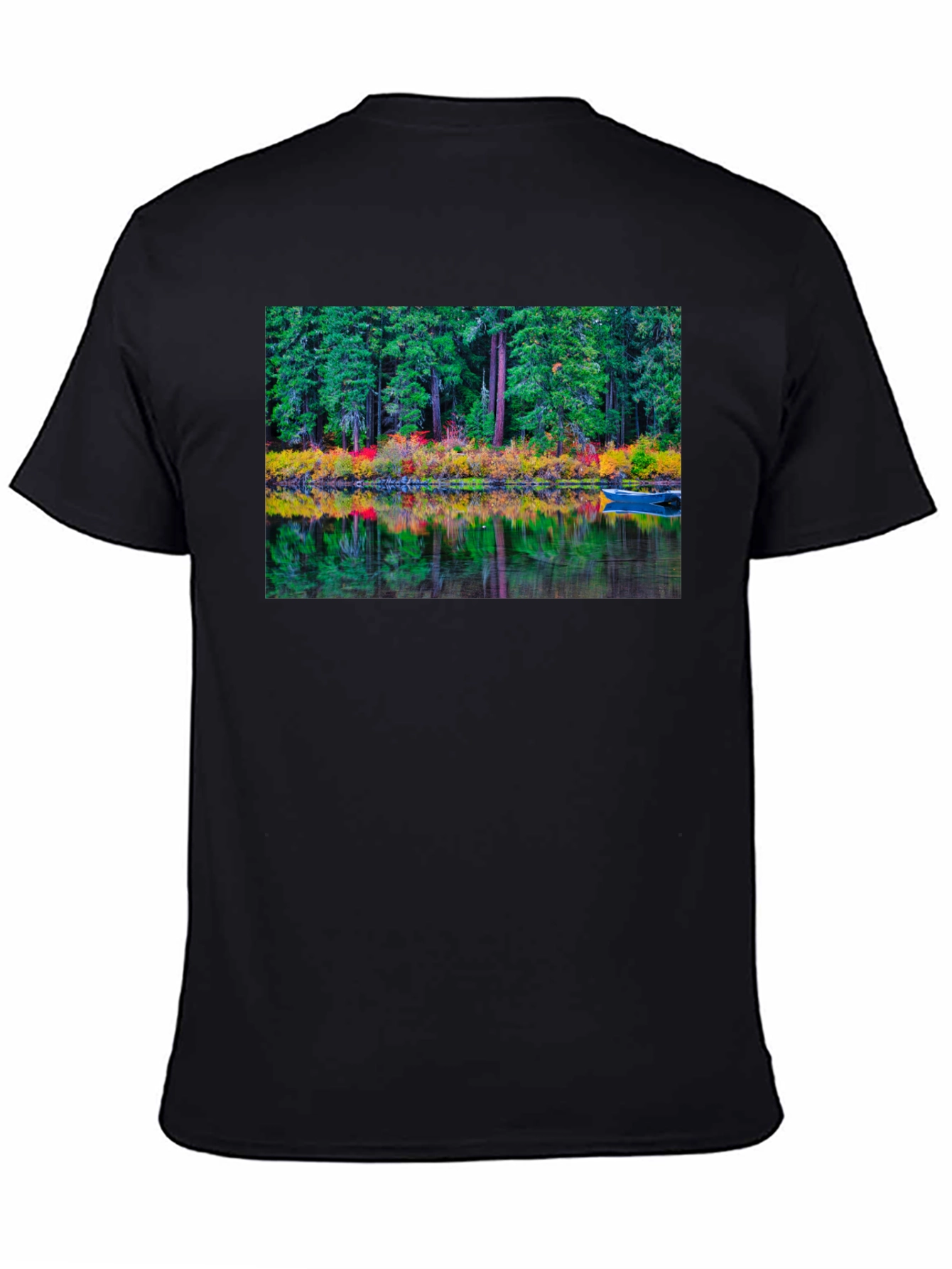 Nature Reflection Graphic Tee - Black