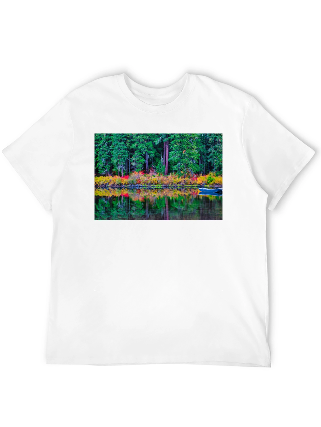 Nature Reflection Graphic Tee - Black