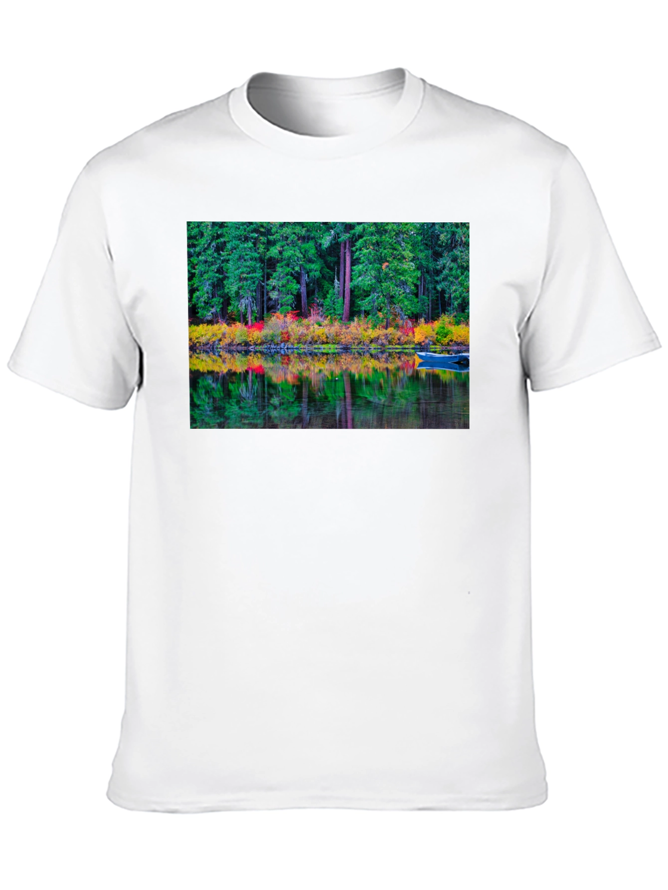 Nature Reflection Graphic Tee - Black