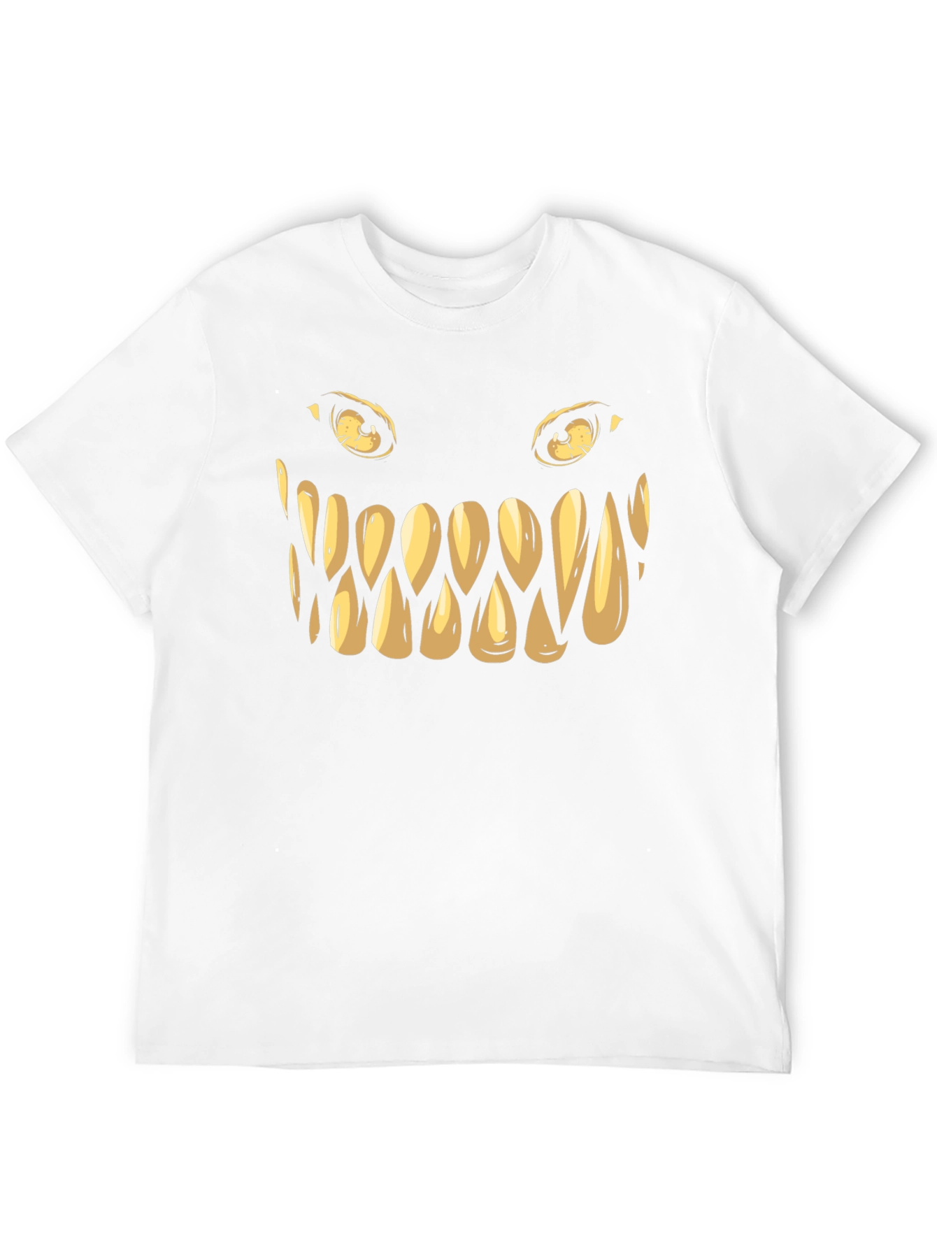 Monster Face Graphic Tee - Spooky Style