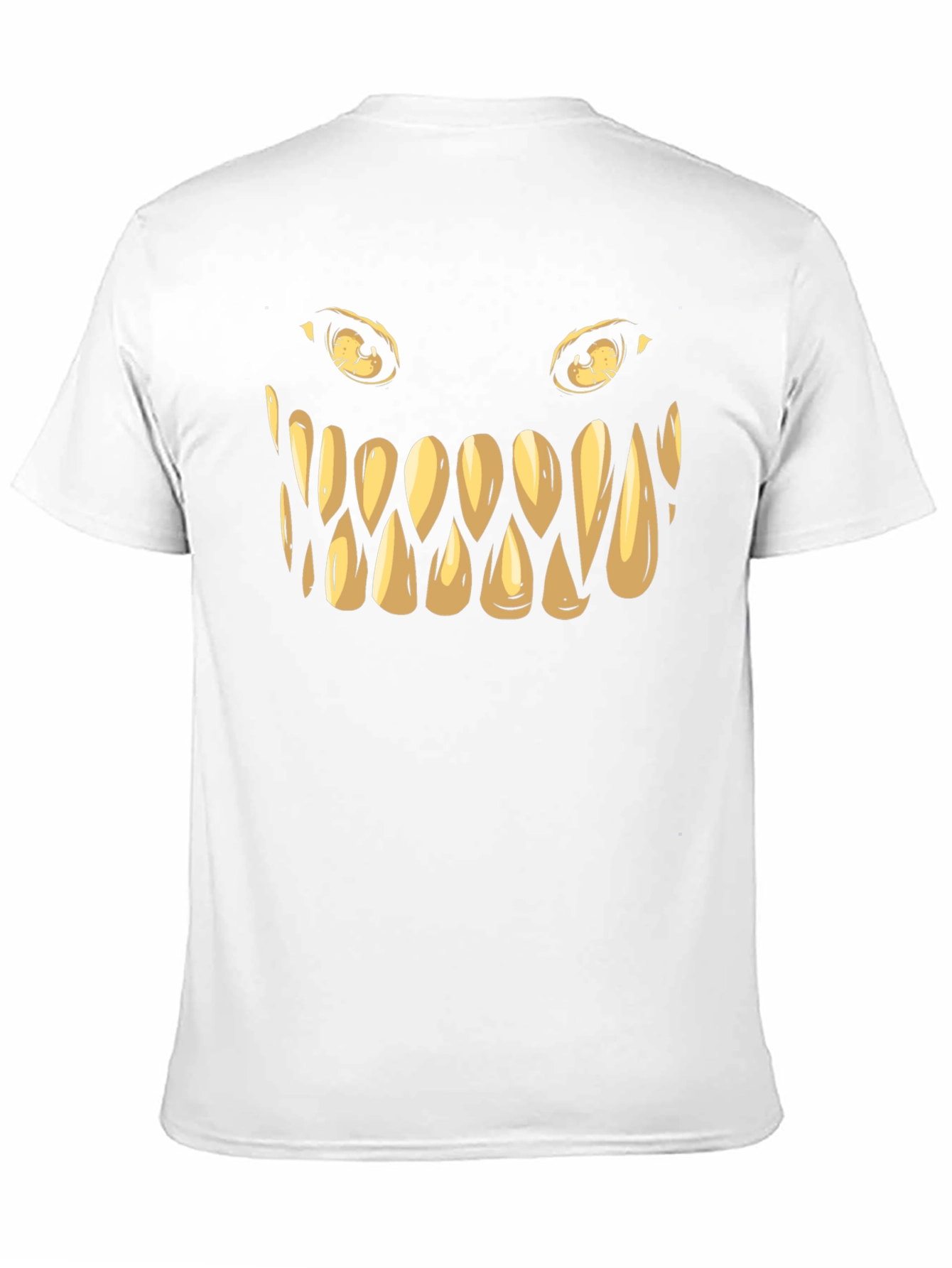 Monster Face Graphic Tee - Spooky Style