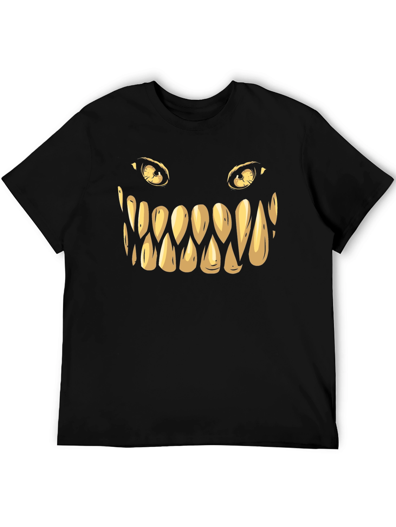 Monster Face Graphic Tee - Spooky Style