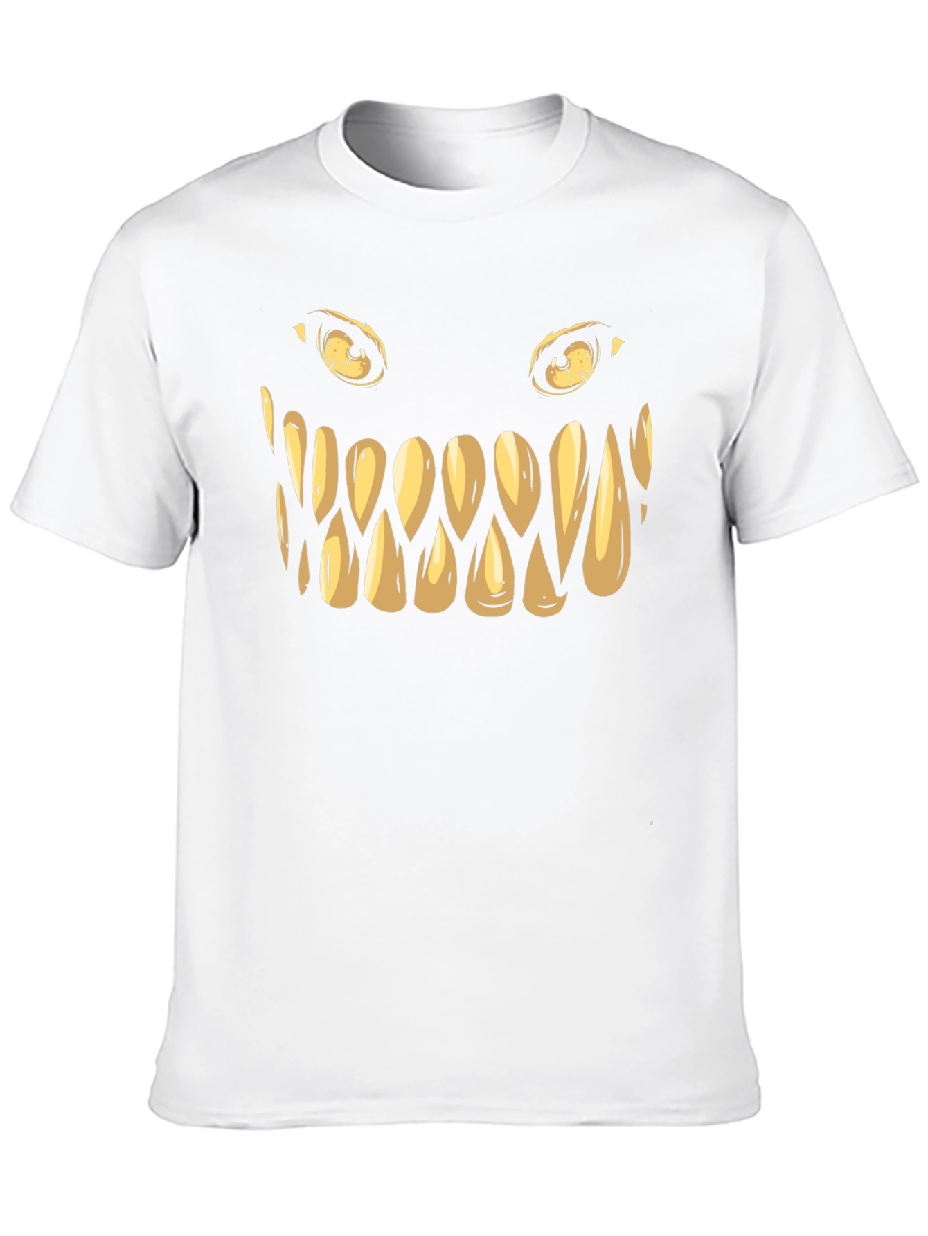 Monster Face Graphic Tee - Spooky Style