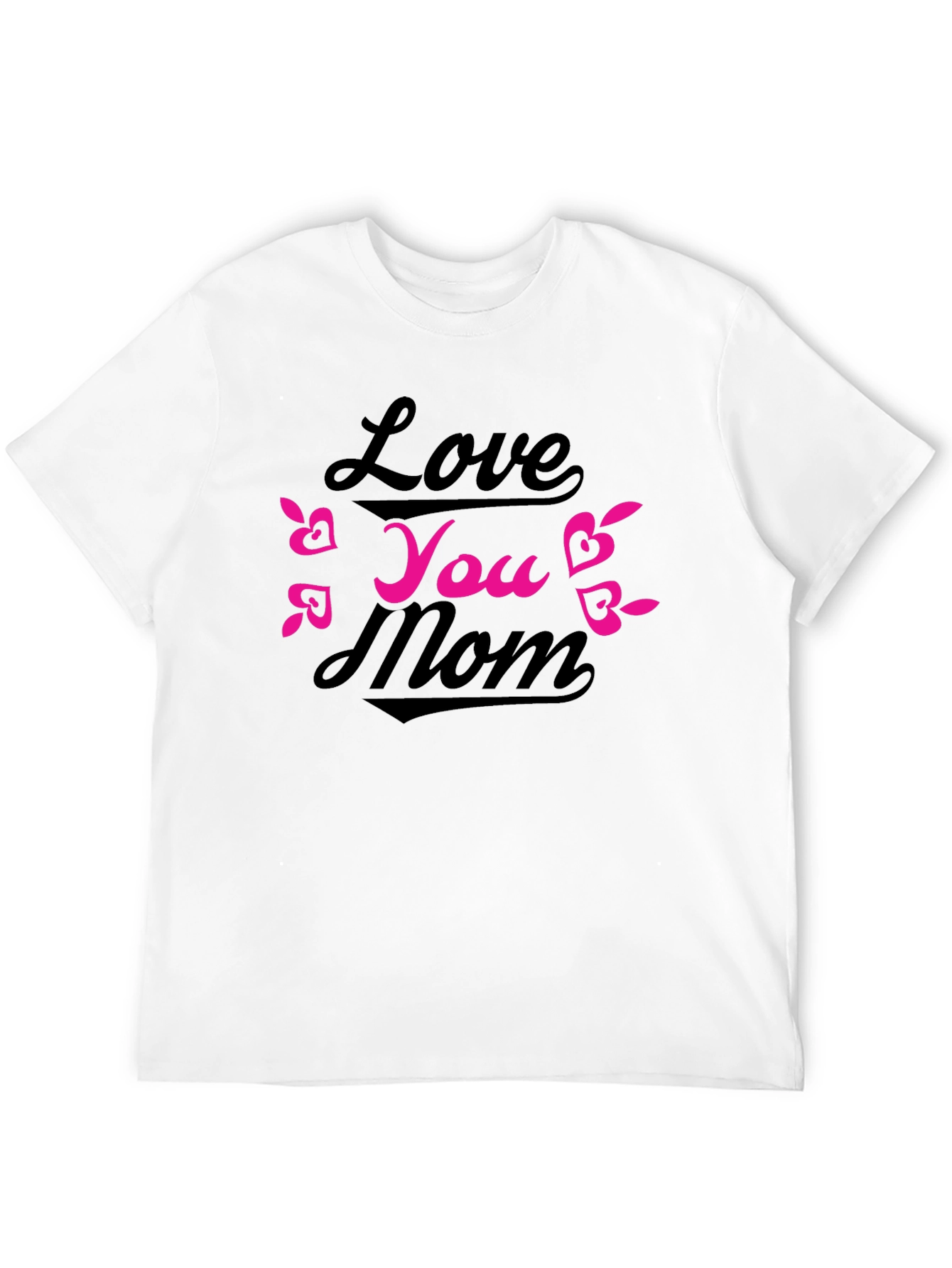 Love You Mom Black T-Shirt