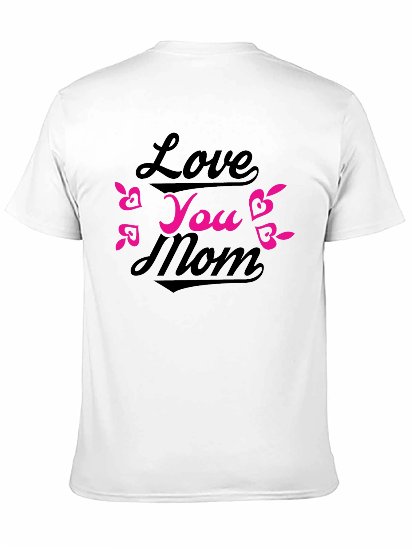 Love You Mom Black T-Shirt