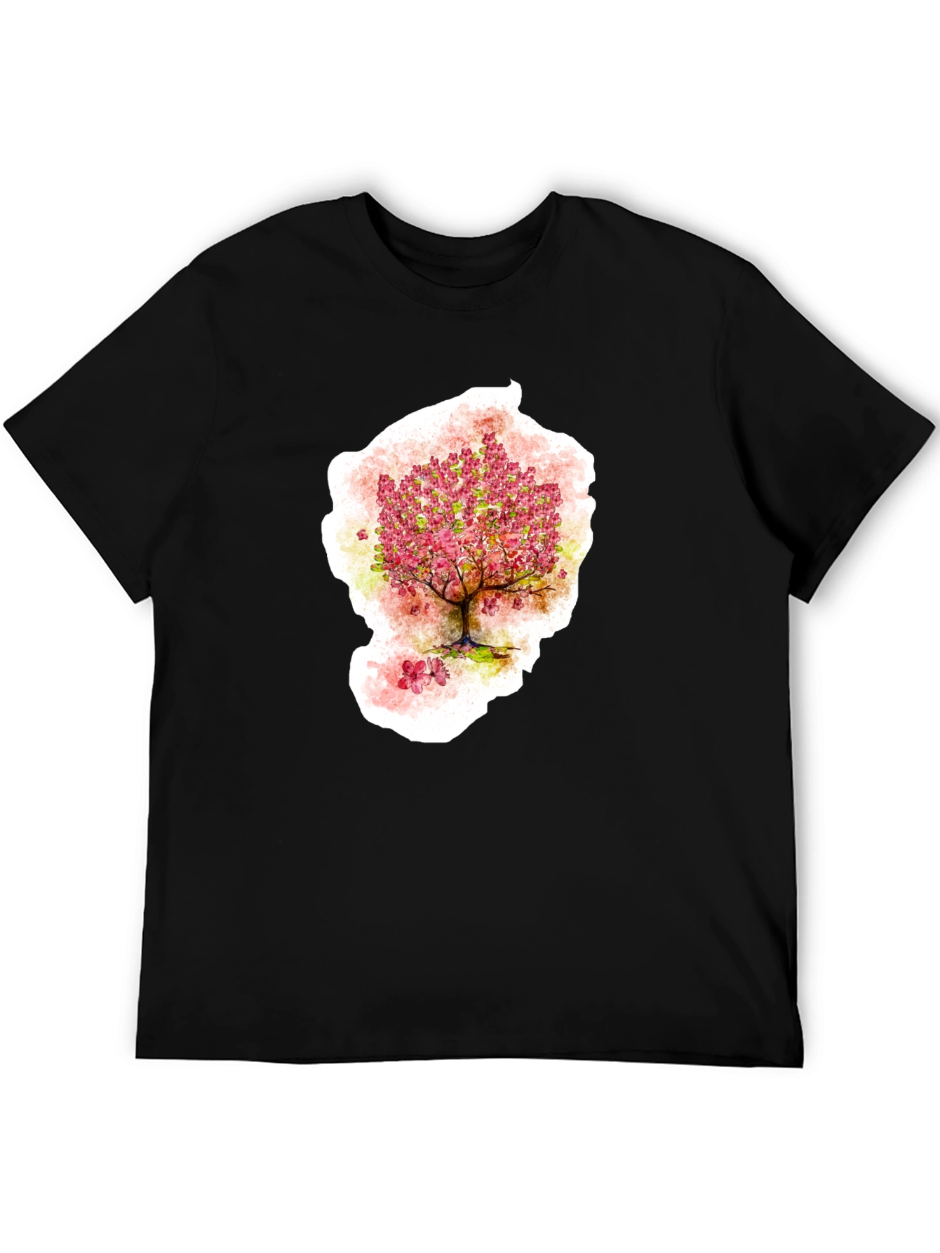 Cherry Blossom Tree Graphic T-Shirt