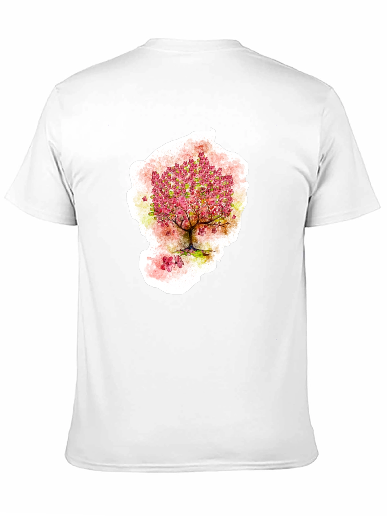 Cherry Blossom Tree Graphic T-Shirt