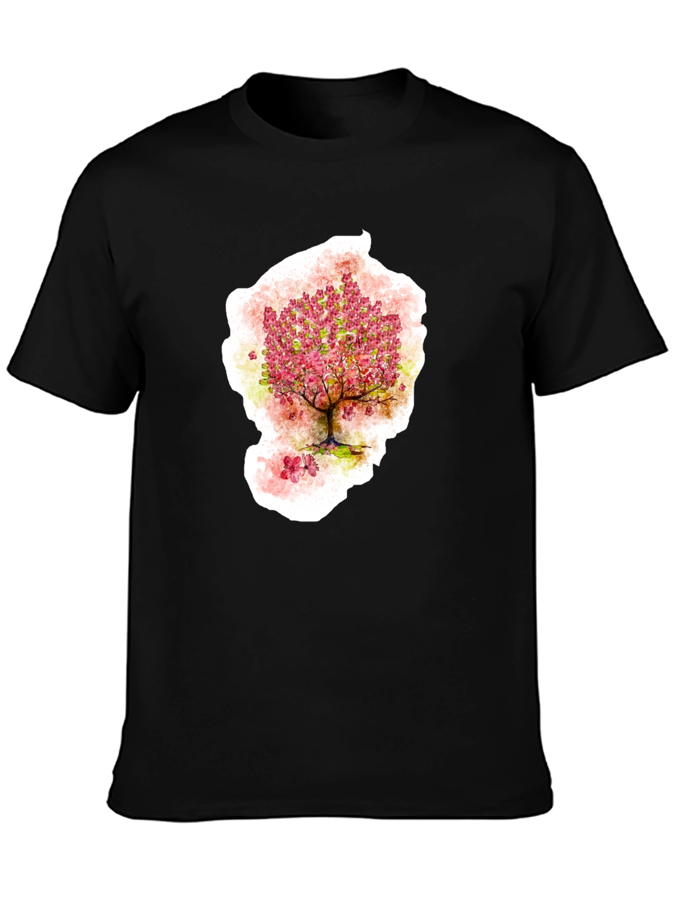 Cherry Blossom Tree Graphic T-Shirt