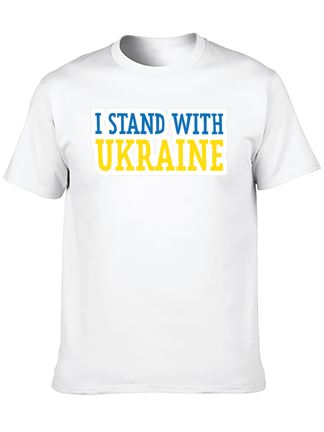 I Stand With Ukraine Graphic Tee - Black