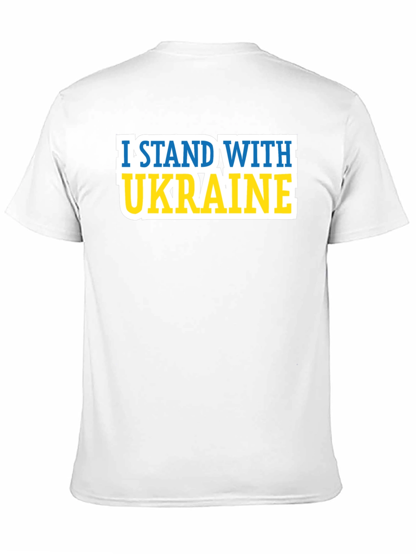 I Stand With Ukraine Graphic Tee - Black