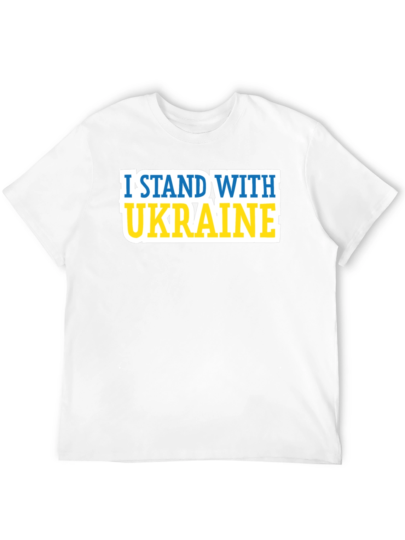 I Stand With Ukraine Graphic Tee - Black