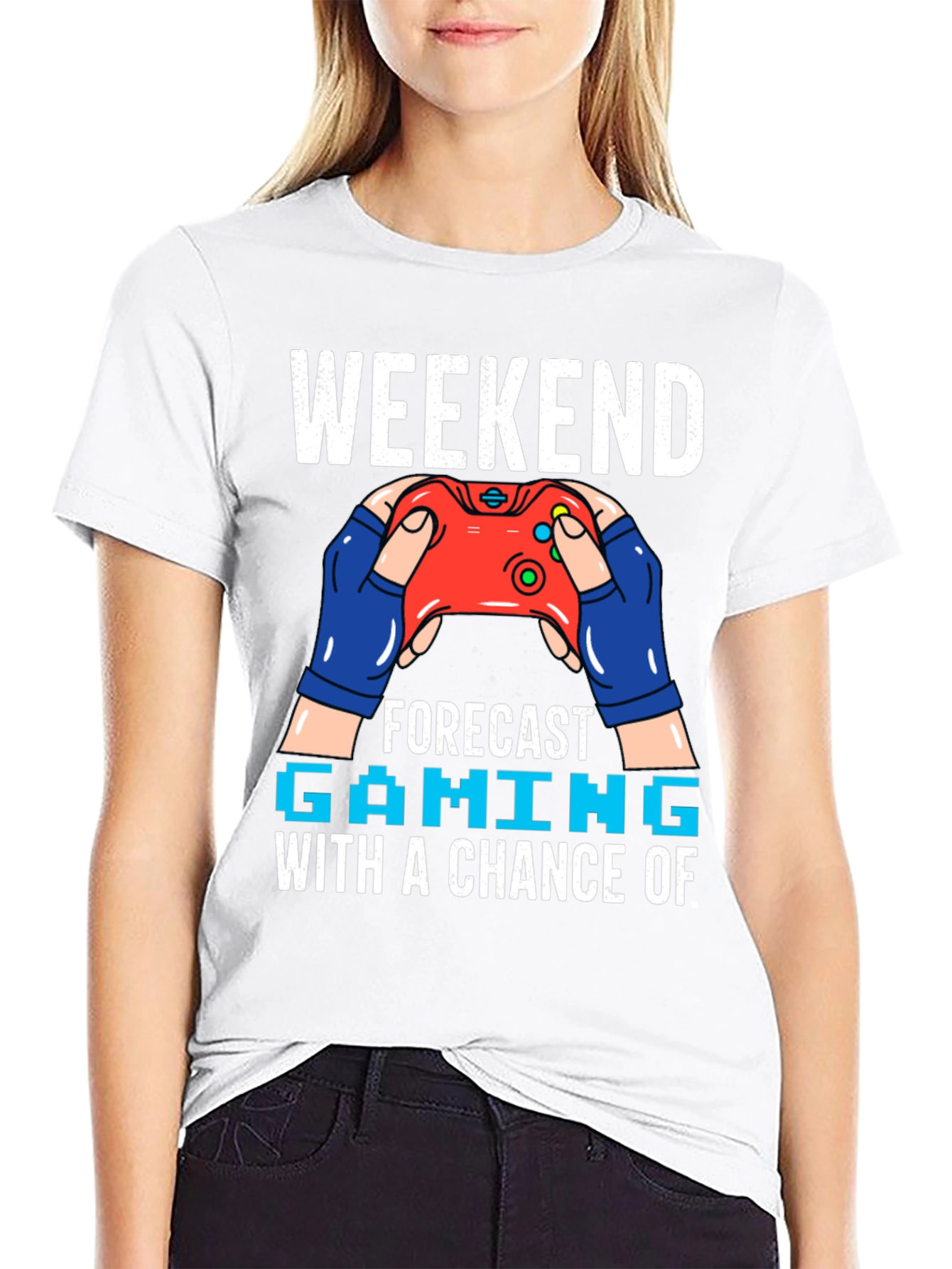 Weekend Gaming Forecast T-Shirt - Gamer Style