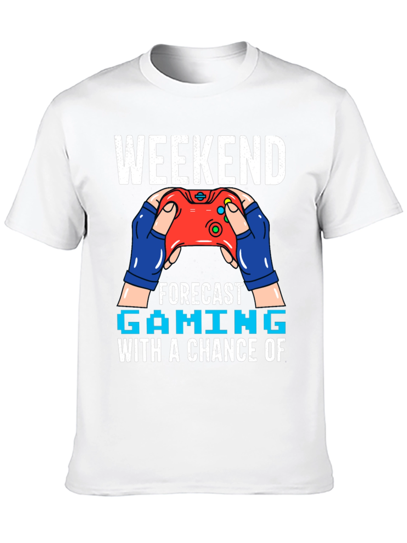 Weekend Gaming Forecast T-Shirt - Gamer Style