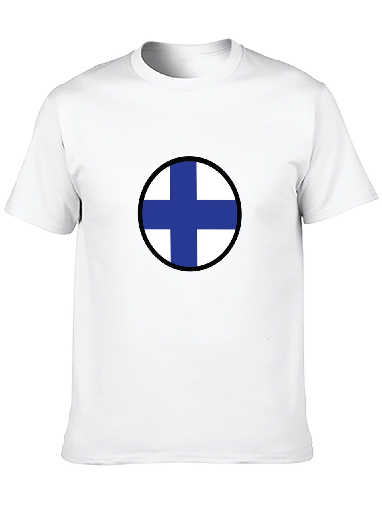 Finland Flag T-Shirt - Black - Casual Wear