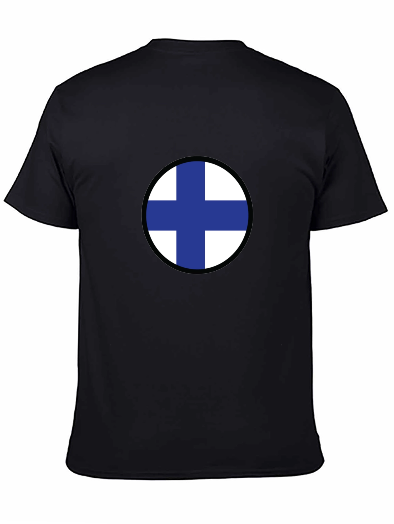 Finland Flag T-Shirt - Black - Casual Wear