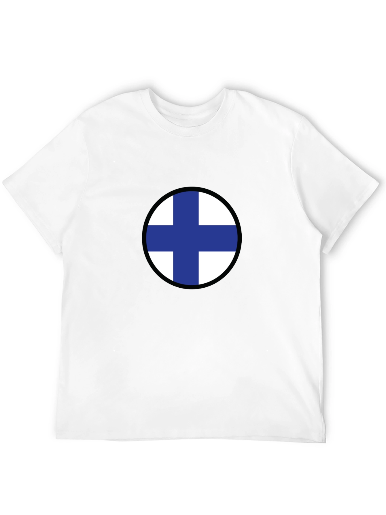 Finland Flag T-Shirt - Black - Casual Wear