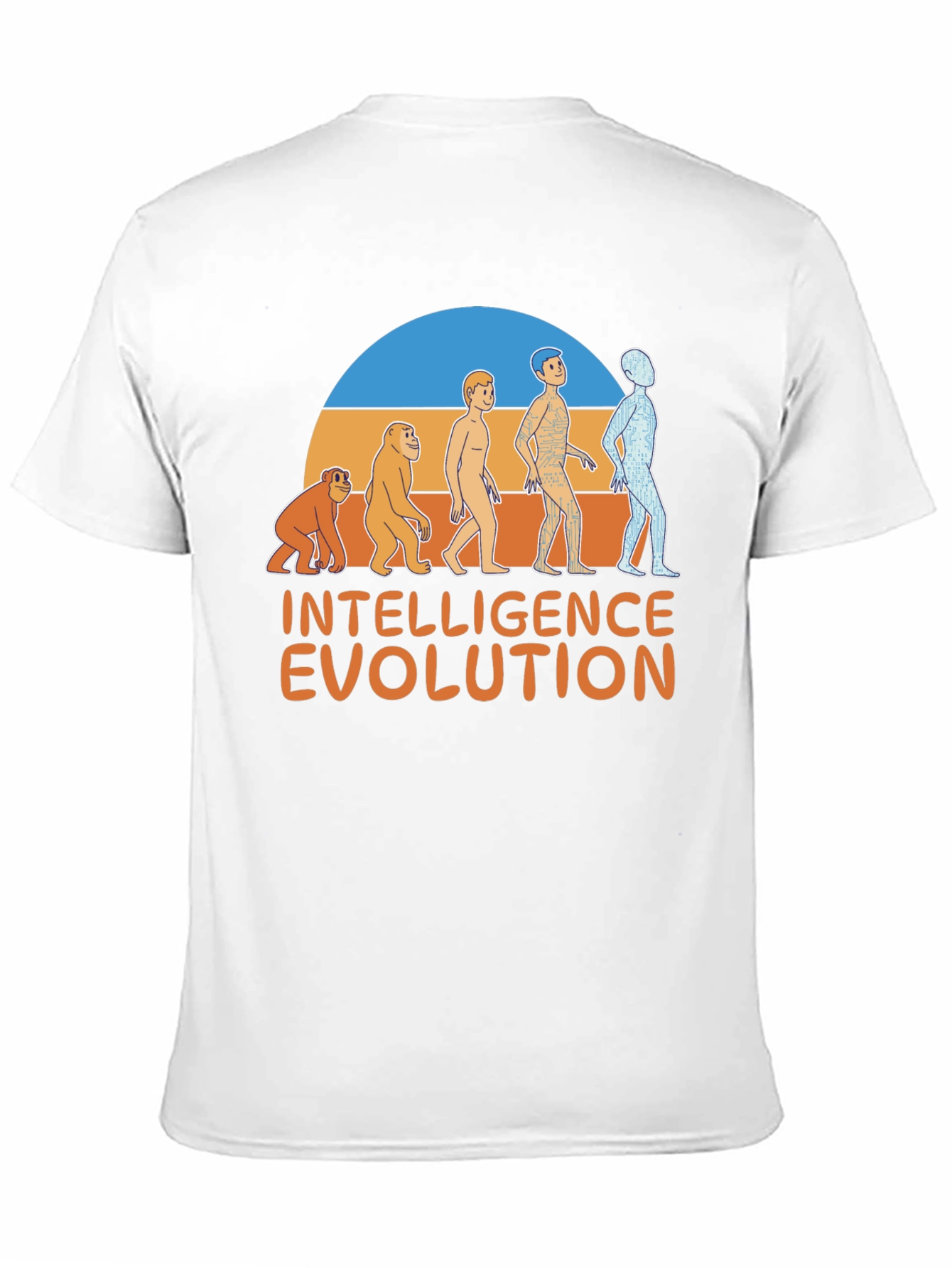 Intelligence Evolution Graphic T-Shirt