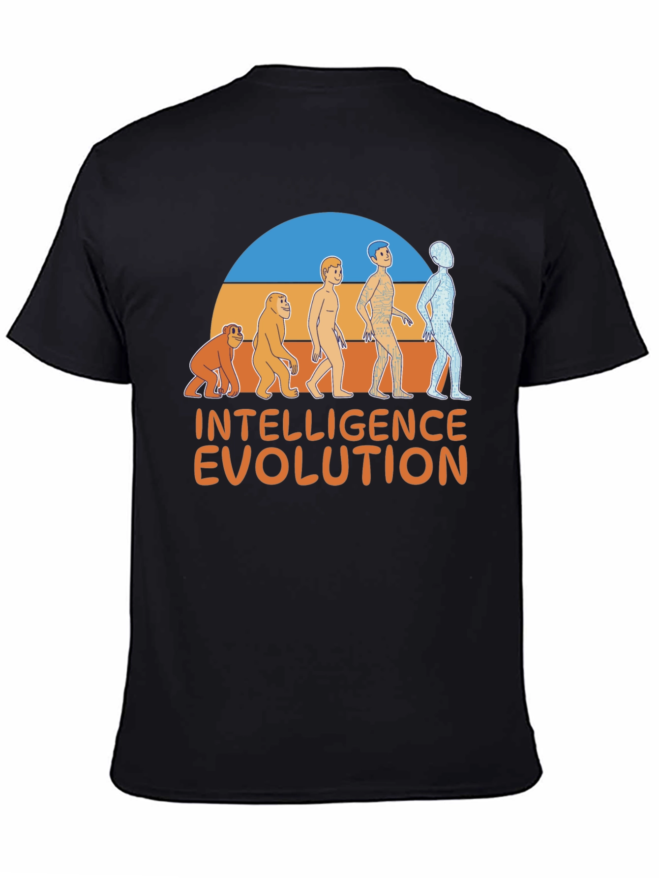 Intelligence Evolution Graphic T-Shirt