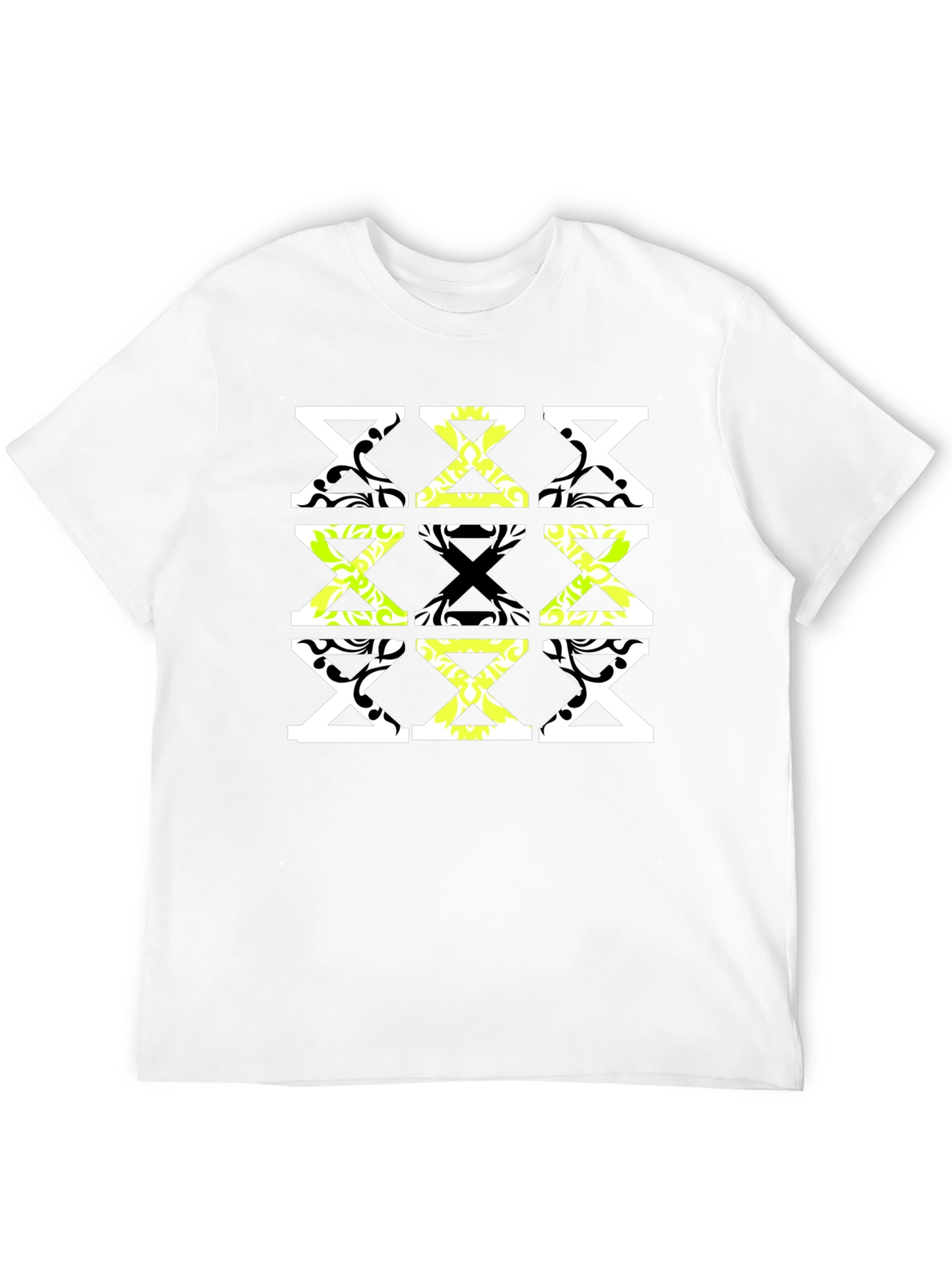 Geometric Patterned Mens Tee - Stylish & Unique