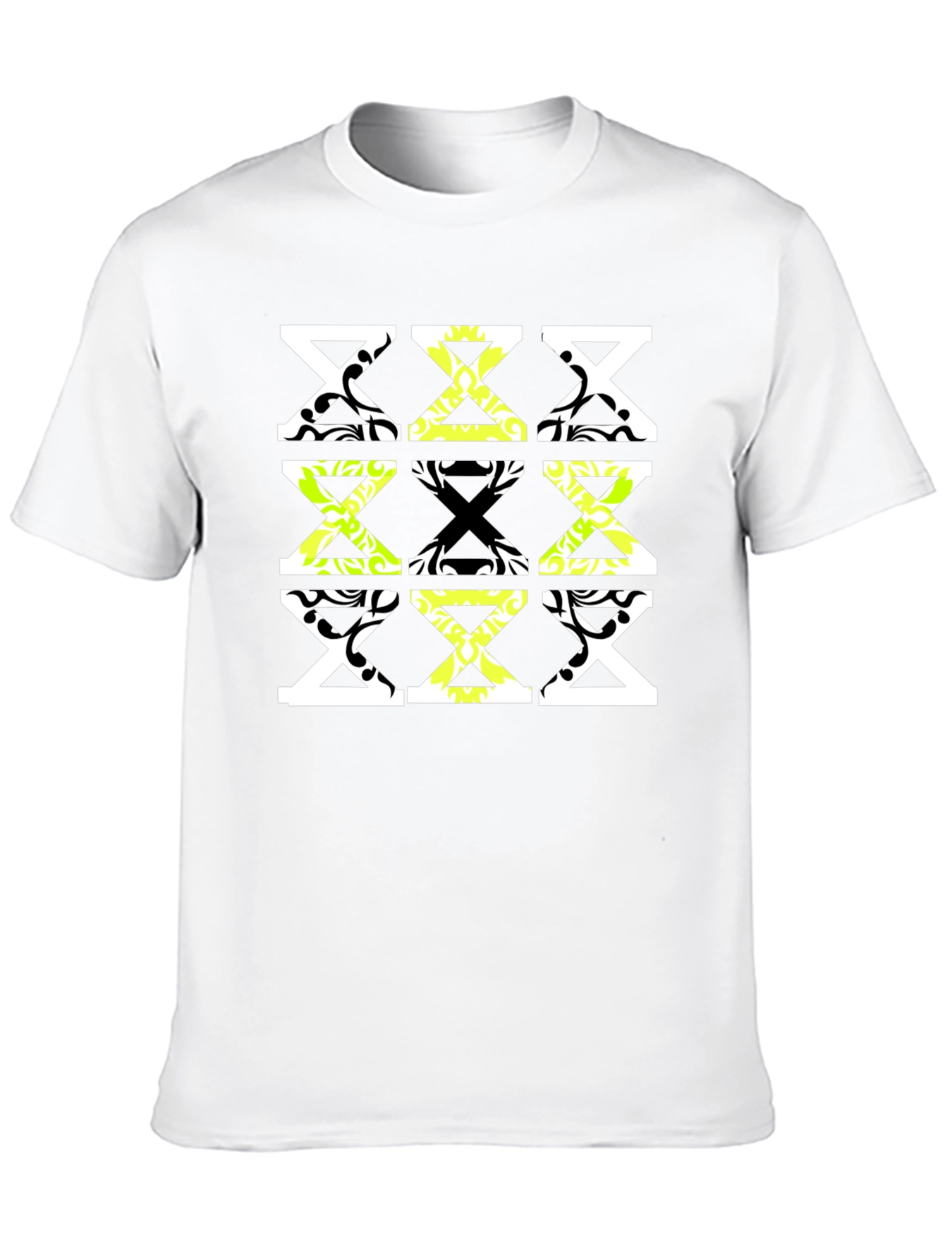Geometric Patterned Mens Tee - Stylish & Unique