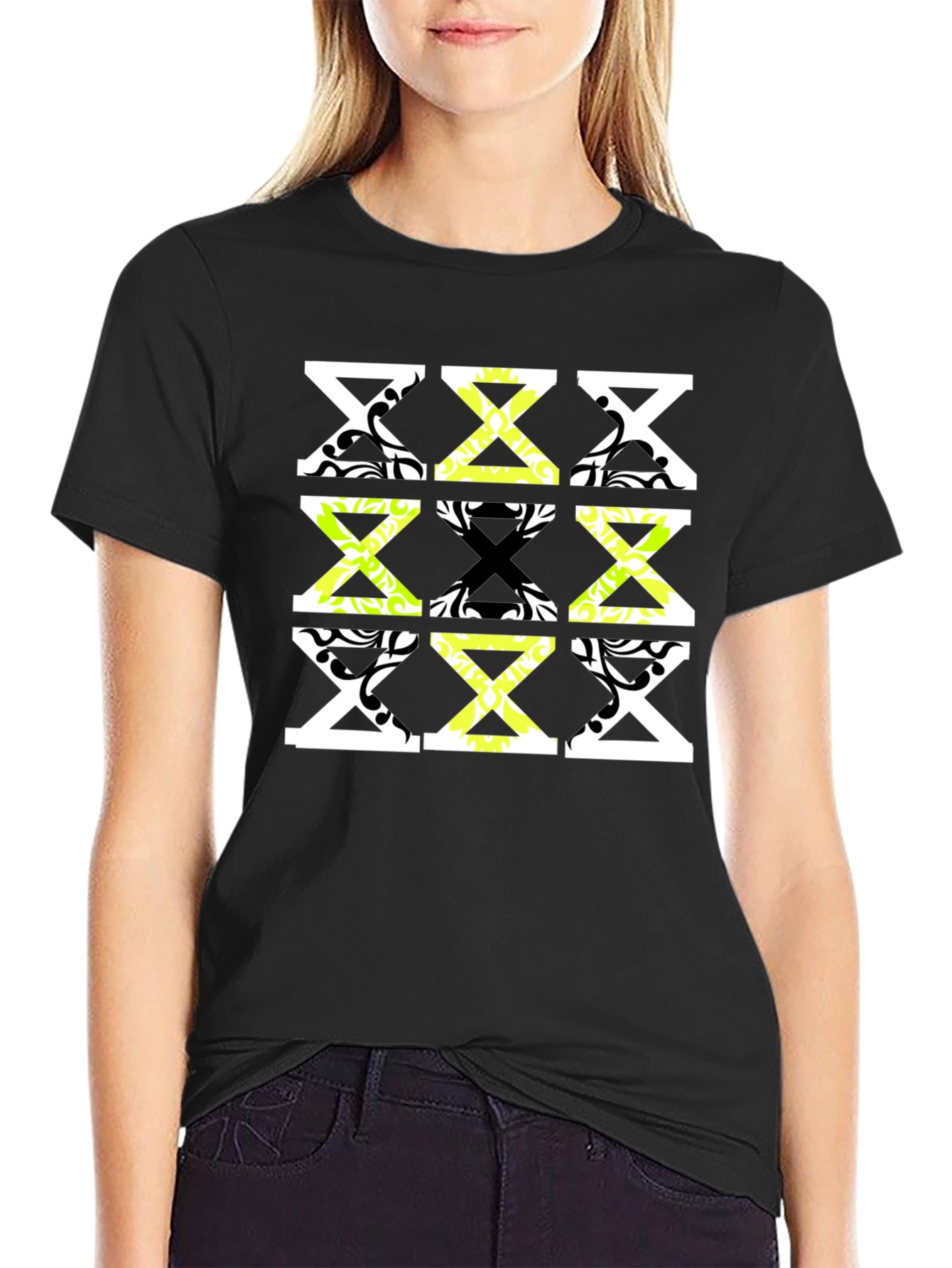 Geometric Patterned Mens Tee - Stylish & Unique