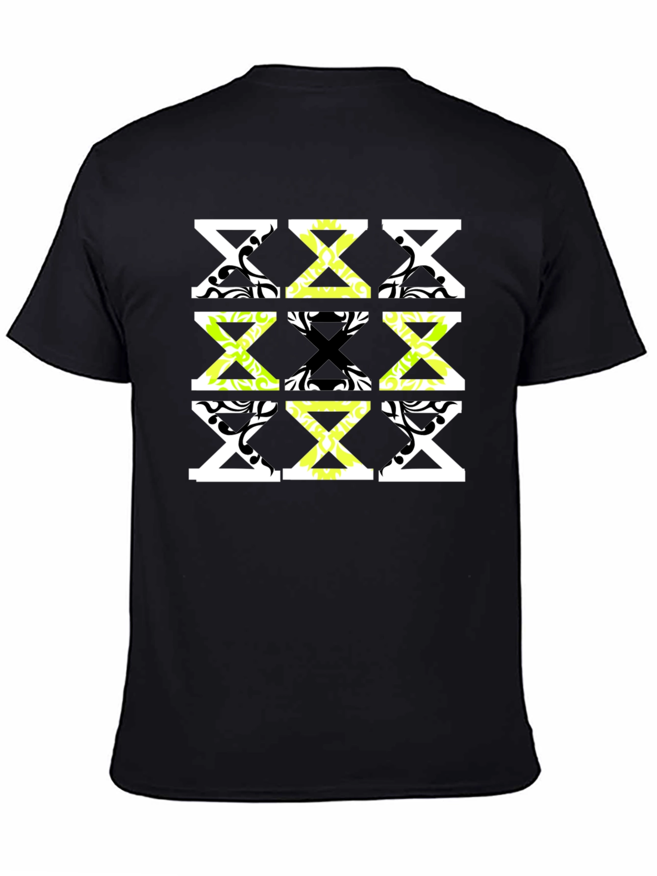 Geometric Patterned Mens Tee - Stylish & Unique