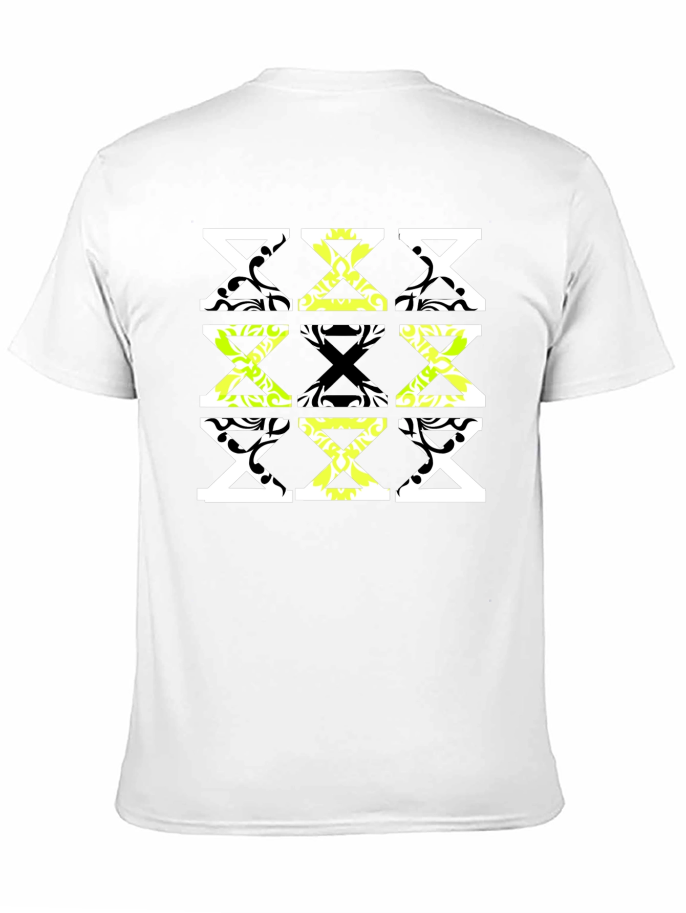 Geometric Patterned Mens Tee - Stylish & Unique
