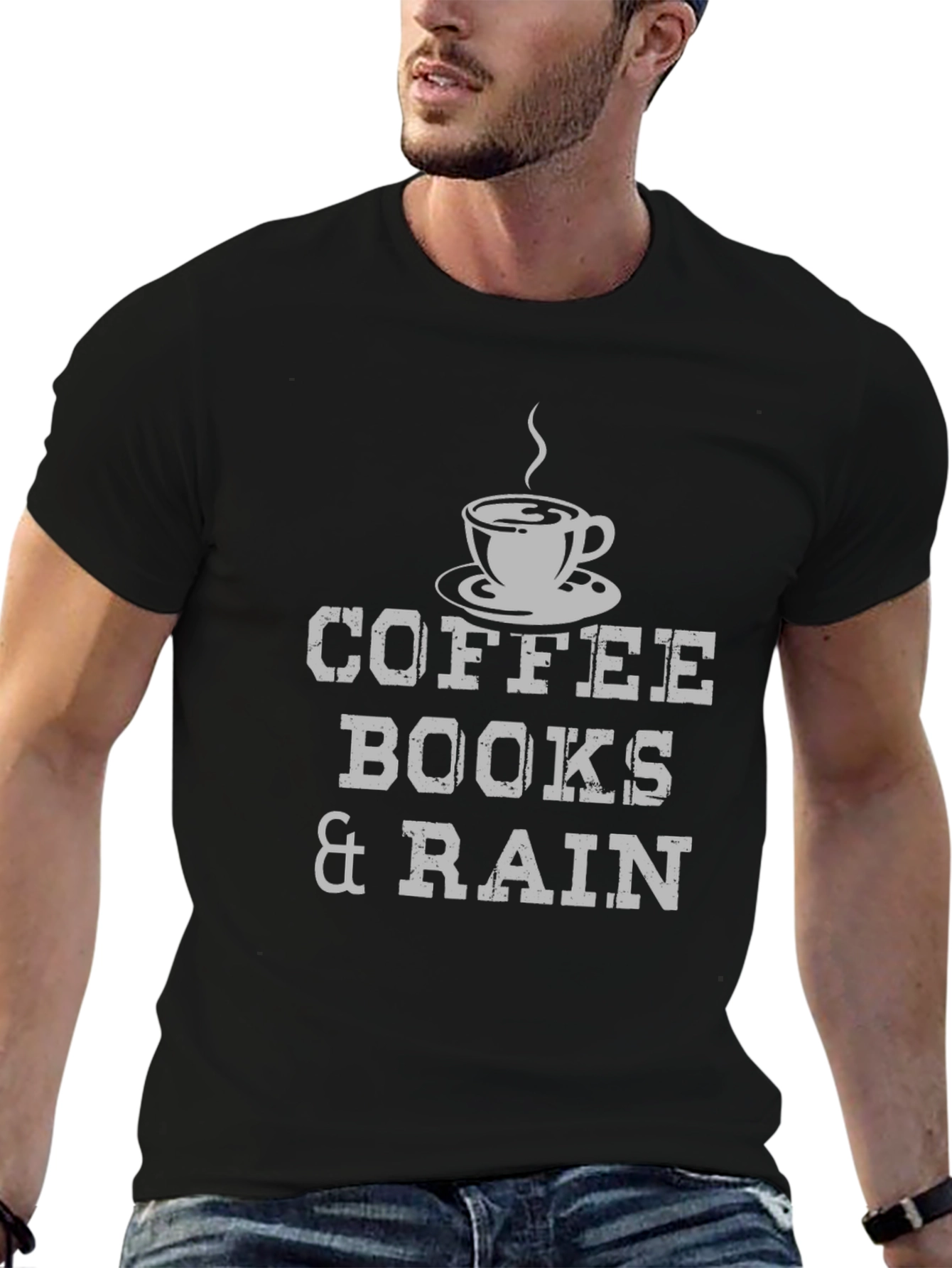 Coffee Books and Rain T-Shirt