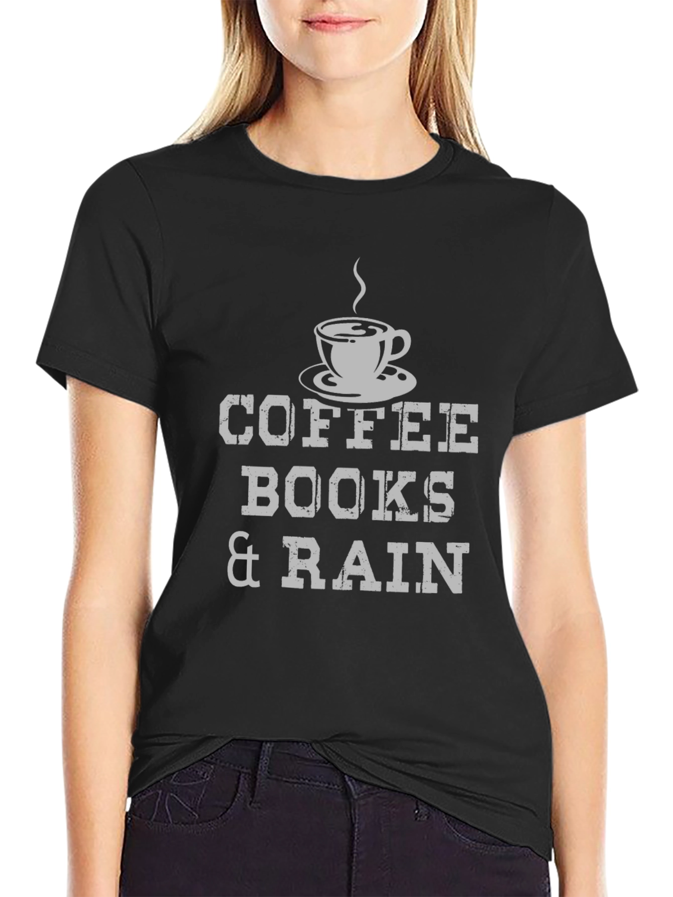 Coffee Books and Rain T-Shirt