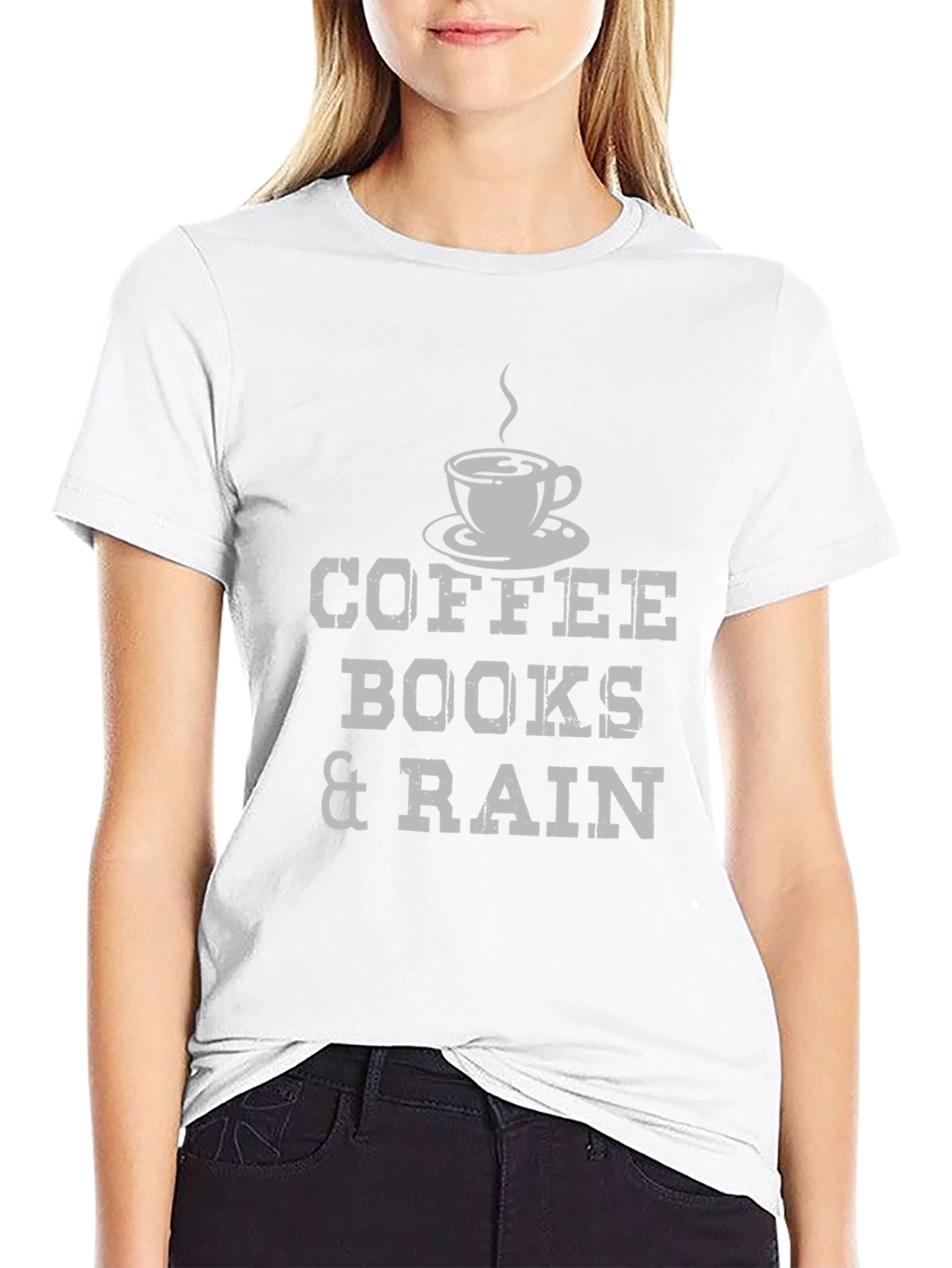 Coffee Books and Rain T-Shirt