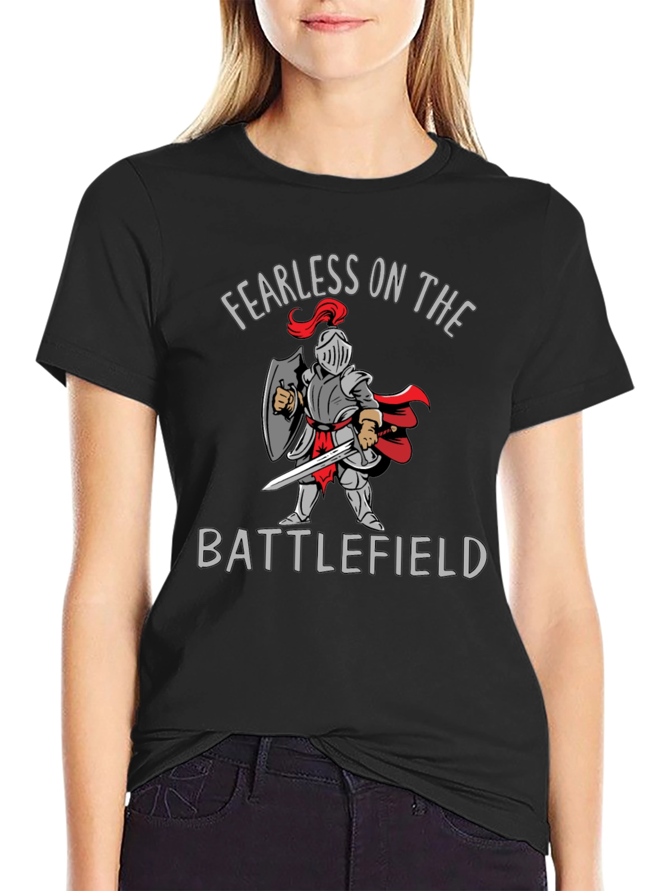 Fearless on the Battlefield Graphic T-Shirt
