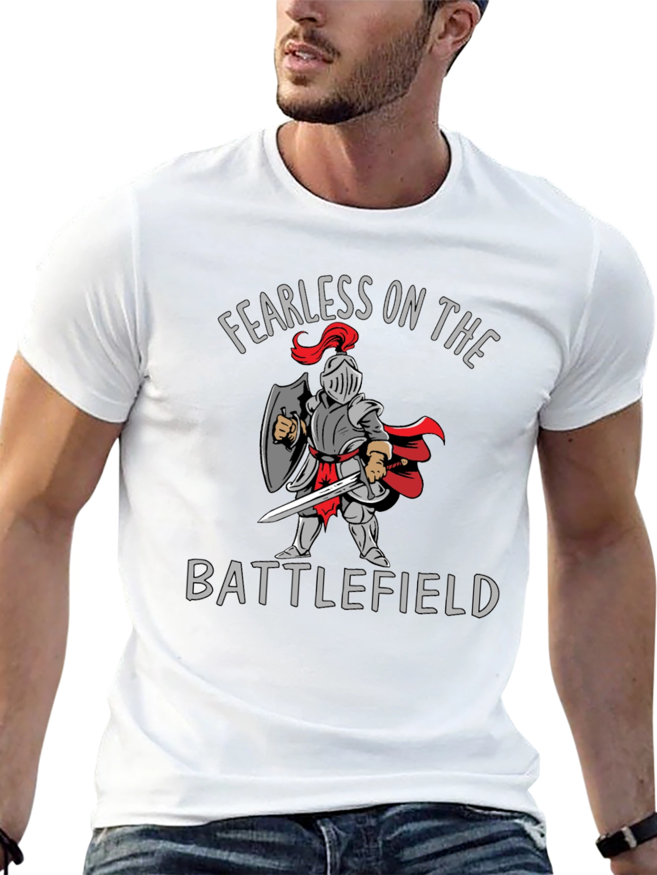 Fearless on the Battlefield Graphic T-Shirt