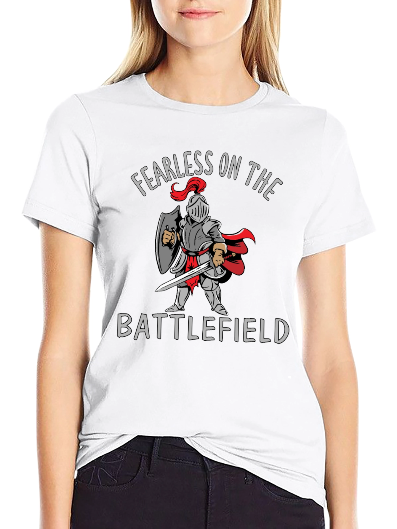 Fearless on the Battlefield Graphic T-Shirt