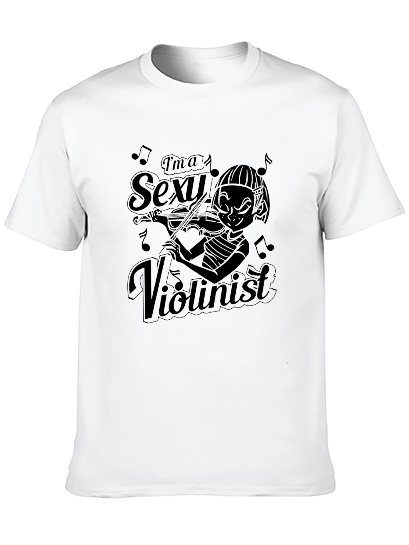 Im A Sexy Violinist T-Shirt - Black Novelty Tee