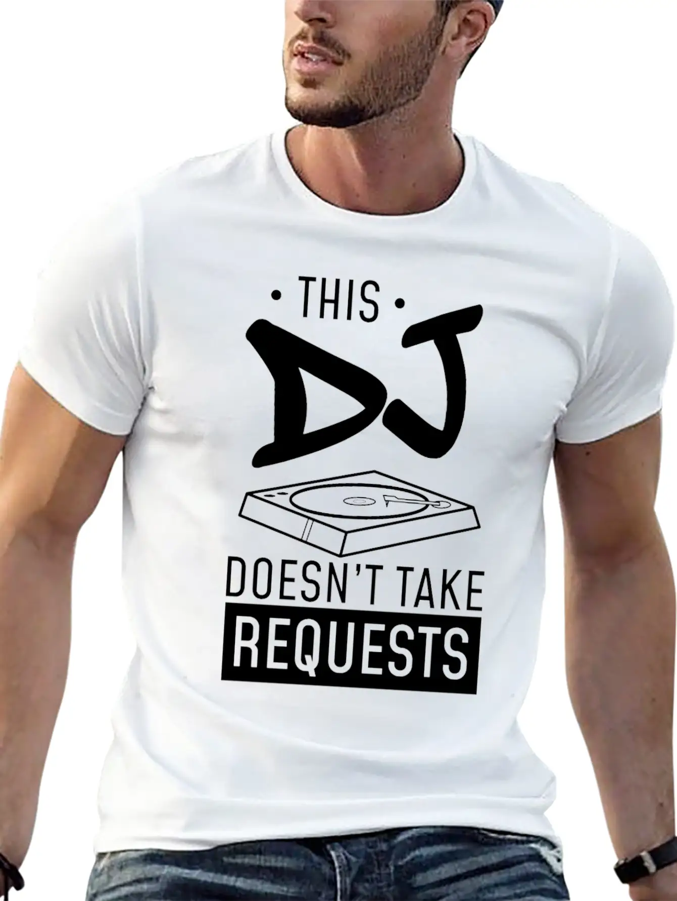 DJ Unisex Casual T-Shirt – Clean Design For Daily Comfort