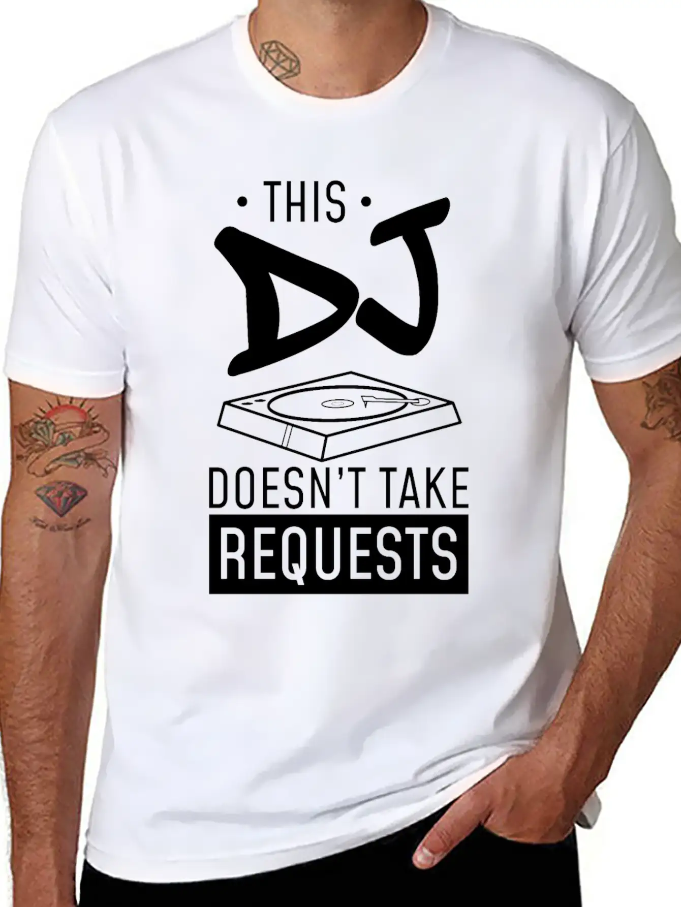 DJ Unisex Casual T-Shirt – Clean Design For Daily Comfort