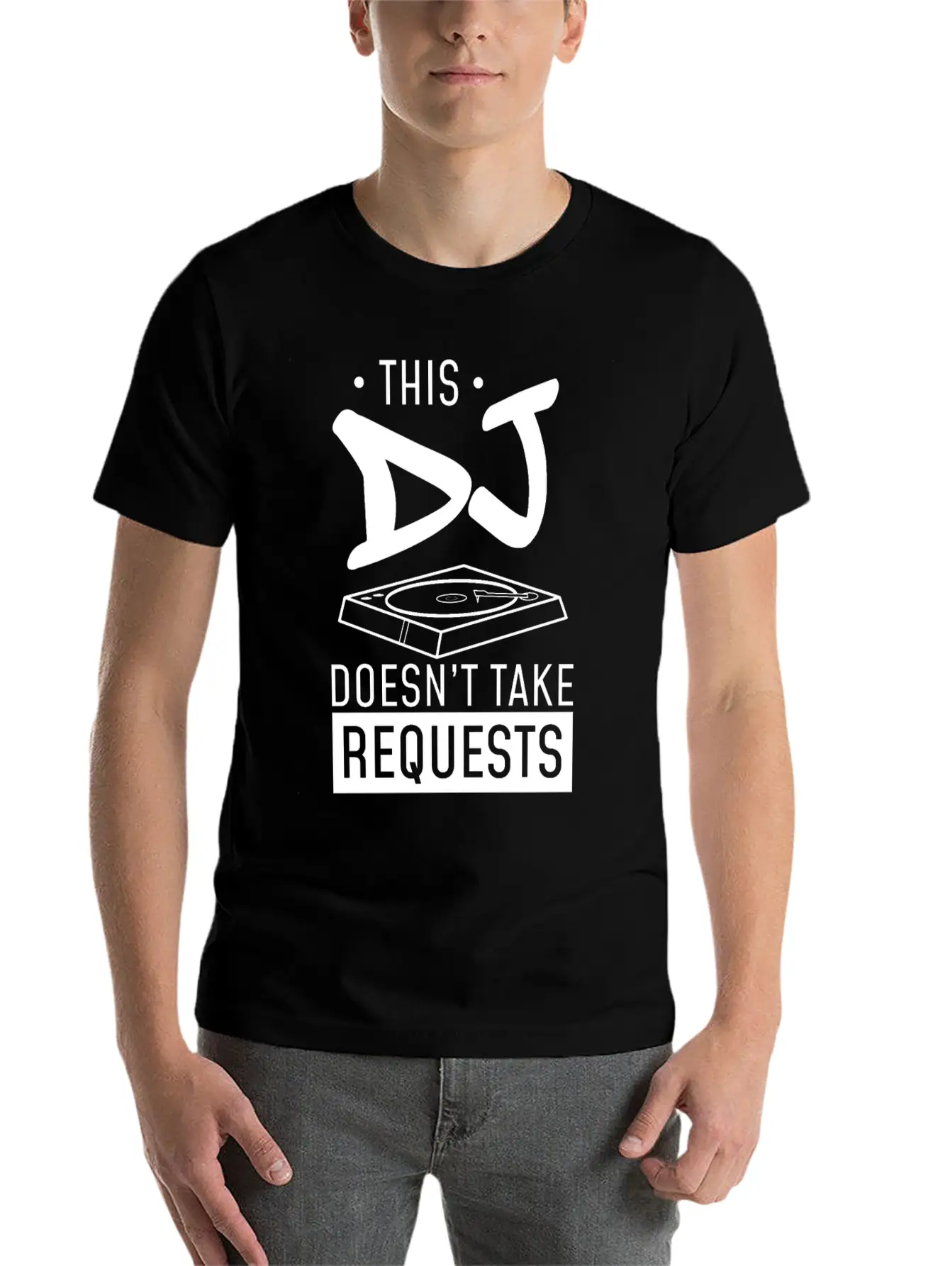 DJ Unisex Casual T-Shirt – Clean Design For Daily Comfort