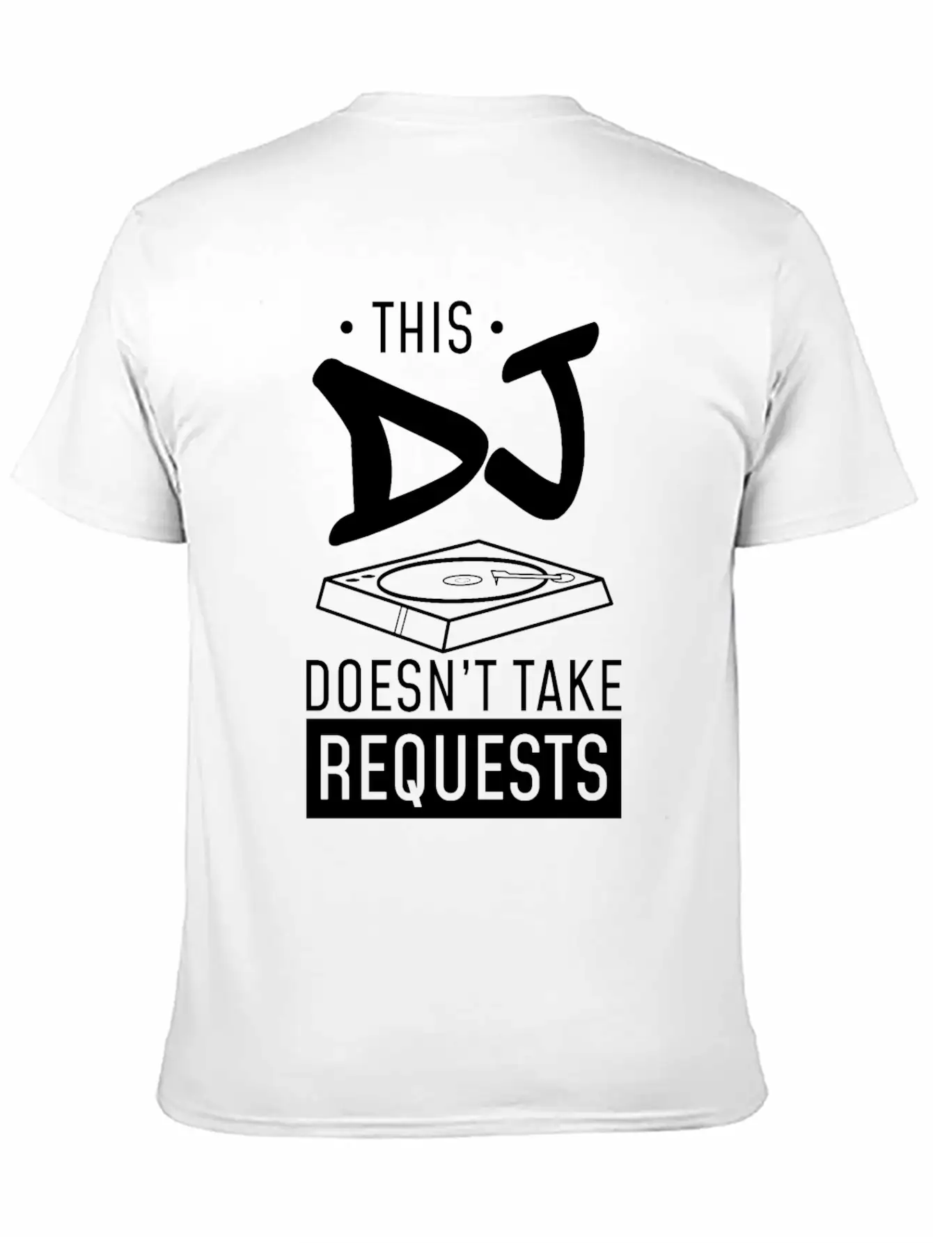 DJ Unisex Casual T-Shirt – Clean Design For Daily Comfort