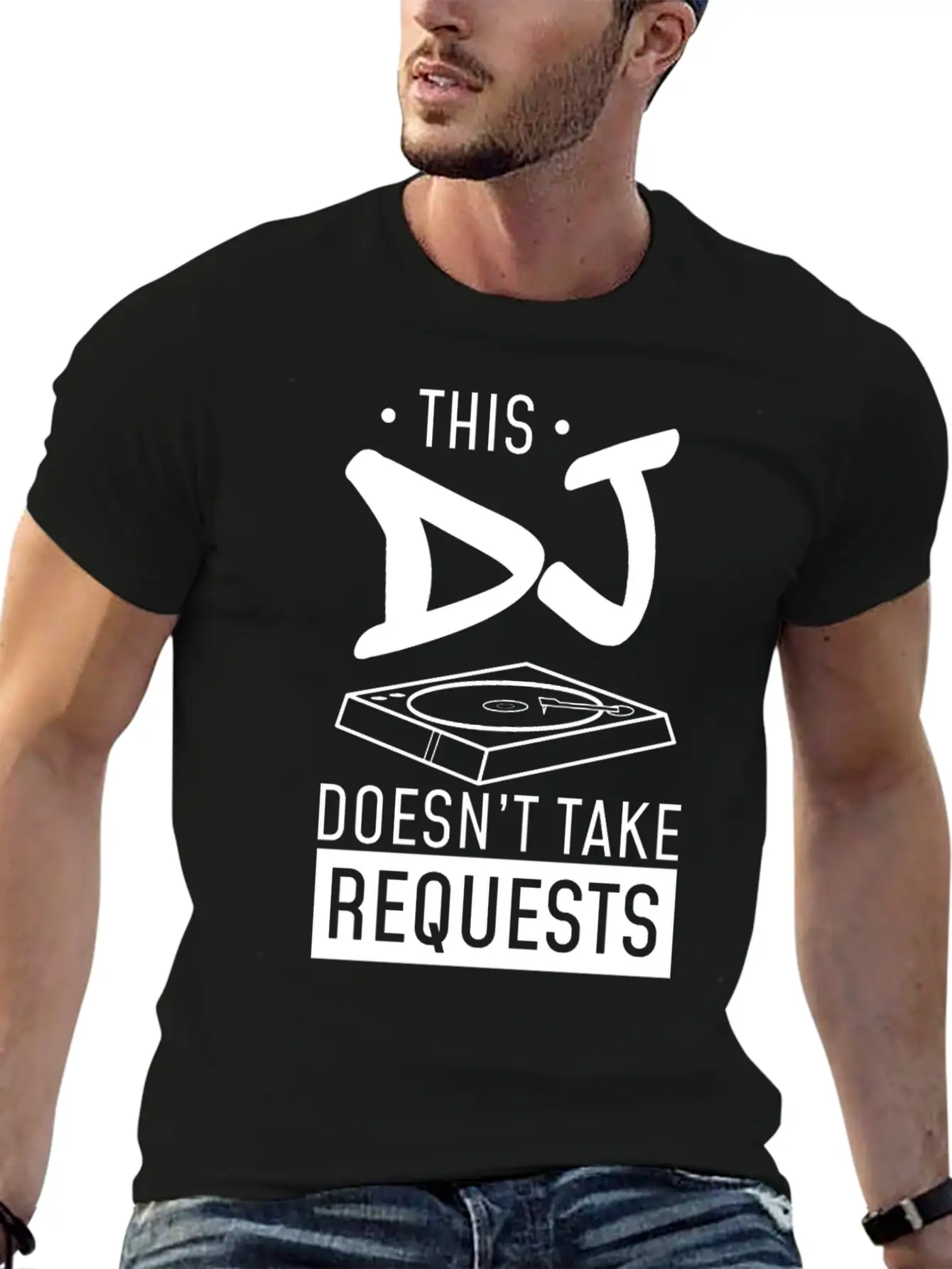 DJ Unisex Casual T-Shirt – Clean Design For Daily Comfort
