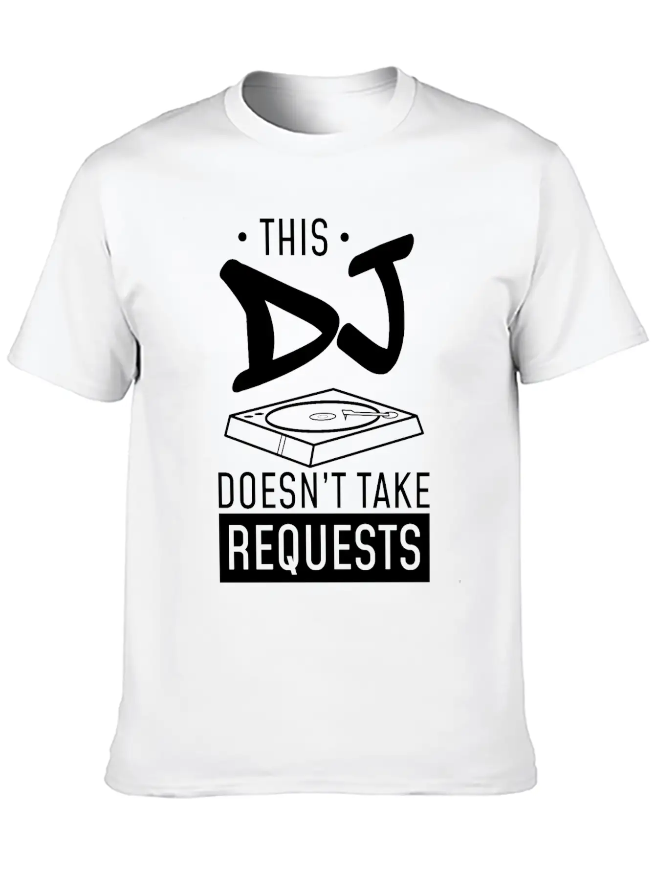 DJ Unisex Casual T-Shirt – Clean Design For Daily Comfort